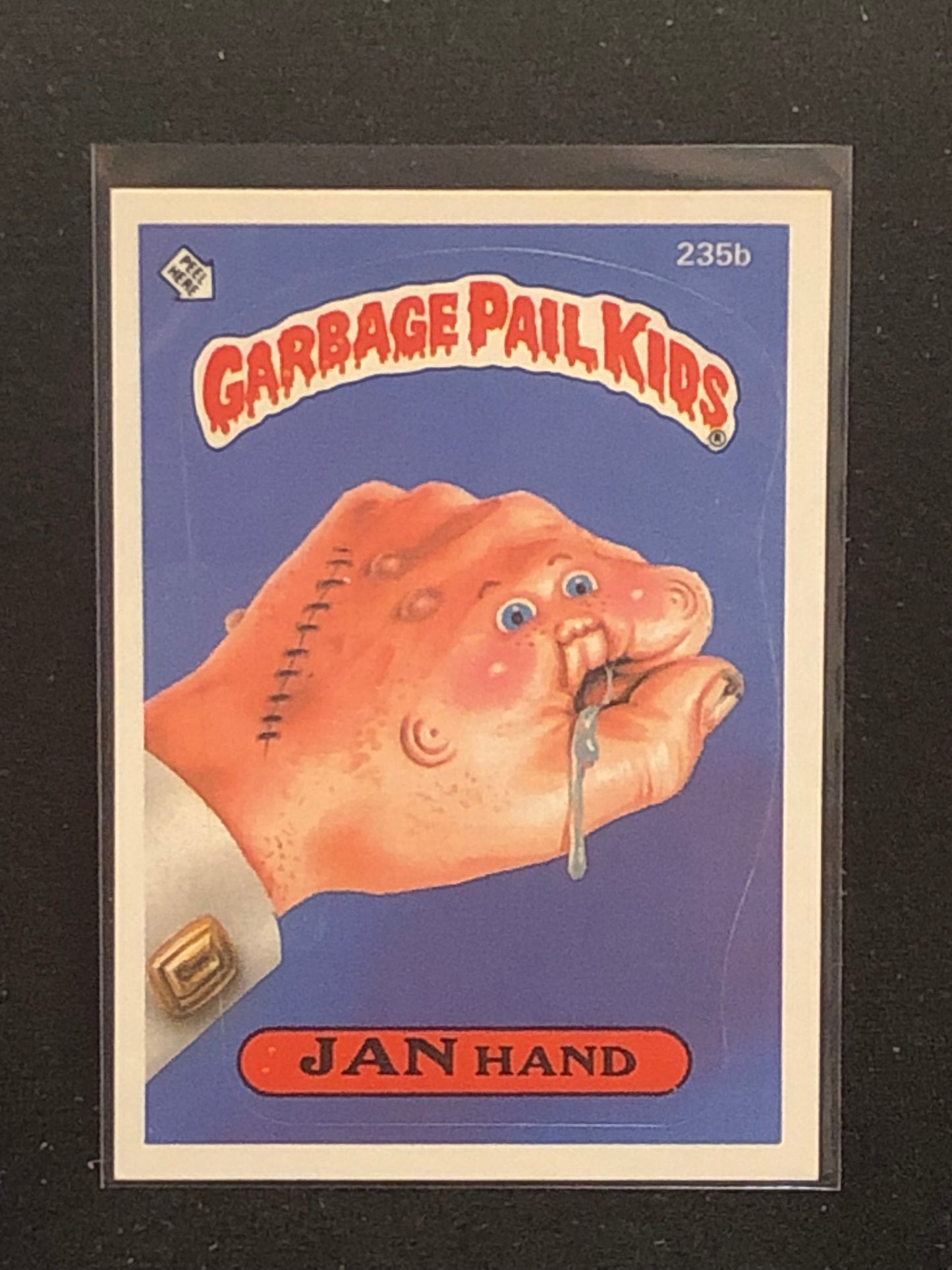 Garbage Pail Kids Original Series 6 (os6) 235b Jan Hand