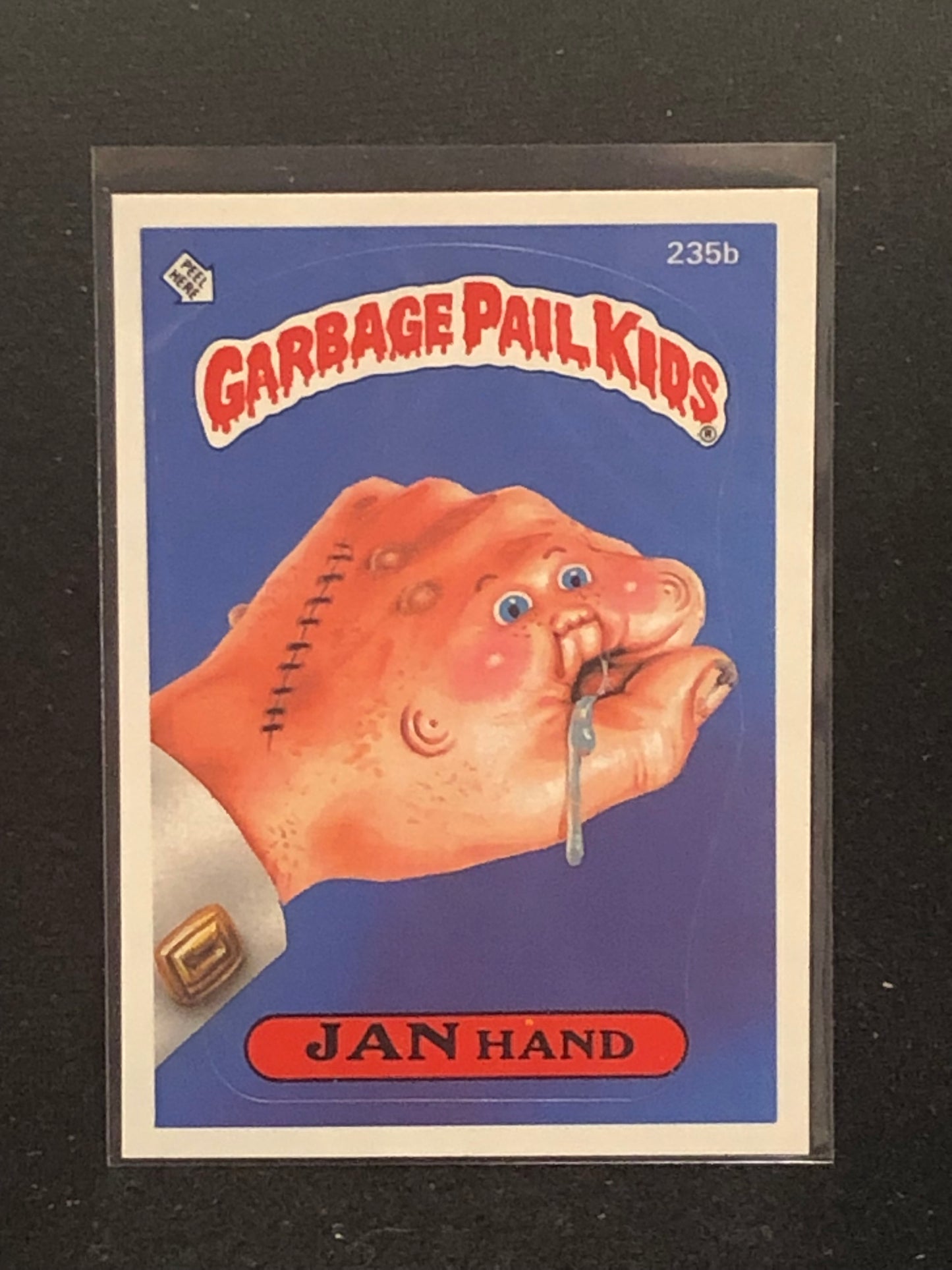 Garbage Pail Kids Original Series 6 (os6) 235b Jan Hand