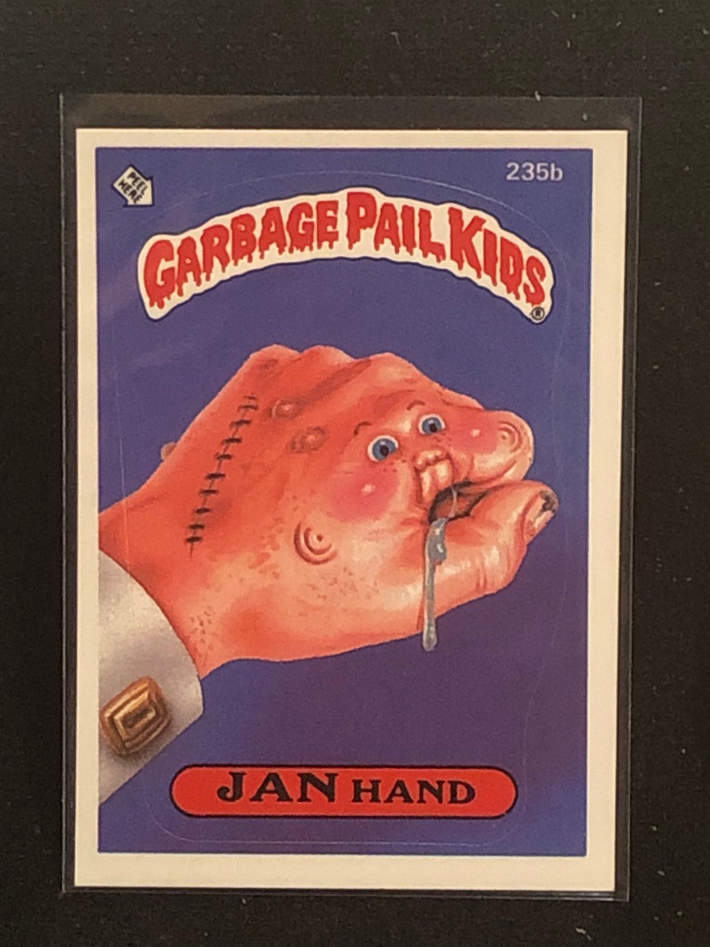 Garbage Pail Kids Original Series 6 (os6) 235b Jan Hand