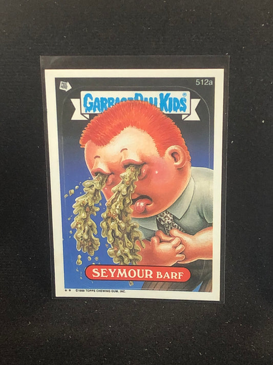 Garbage Pail Kids Original Series 13 (os13) 512a Seymour Barf