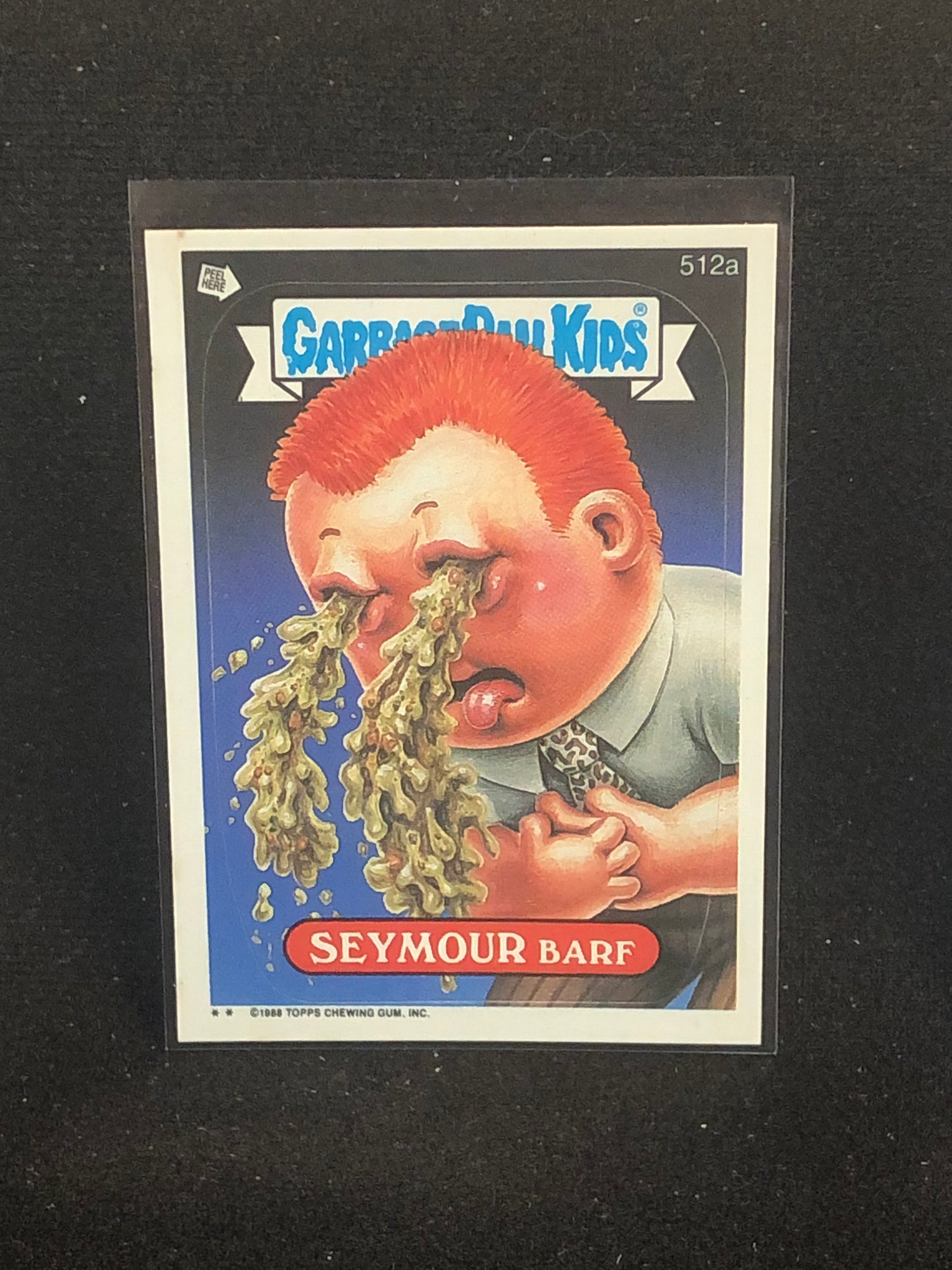 Garbage Pail Kids Original Series 13 (os13) 512a Seymour Barf