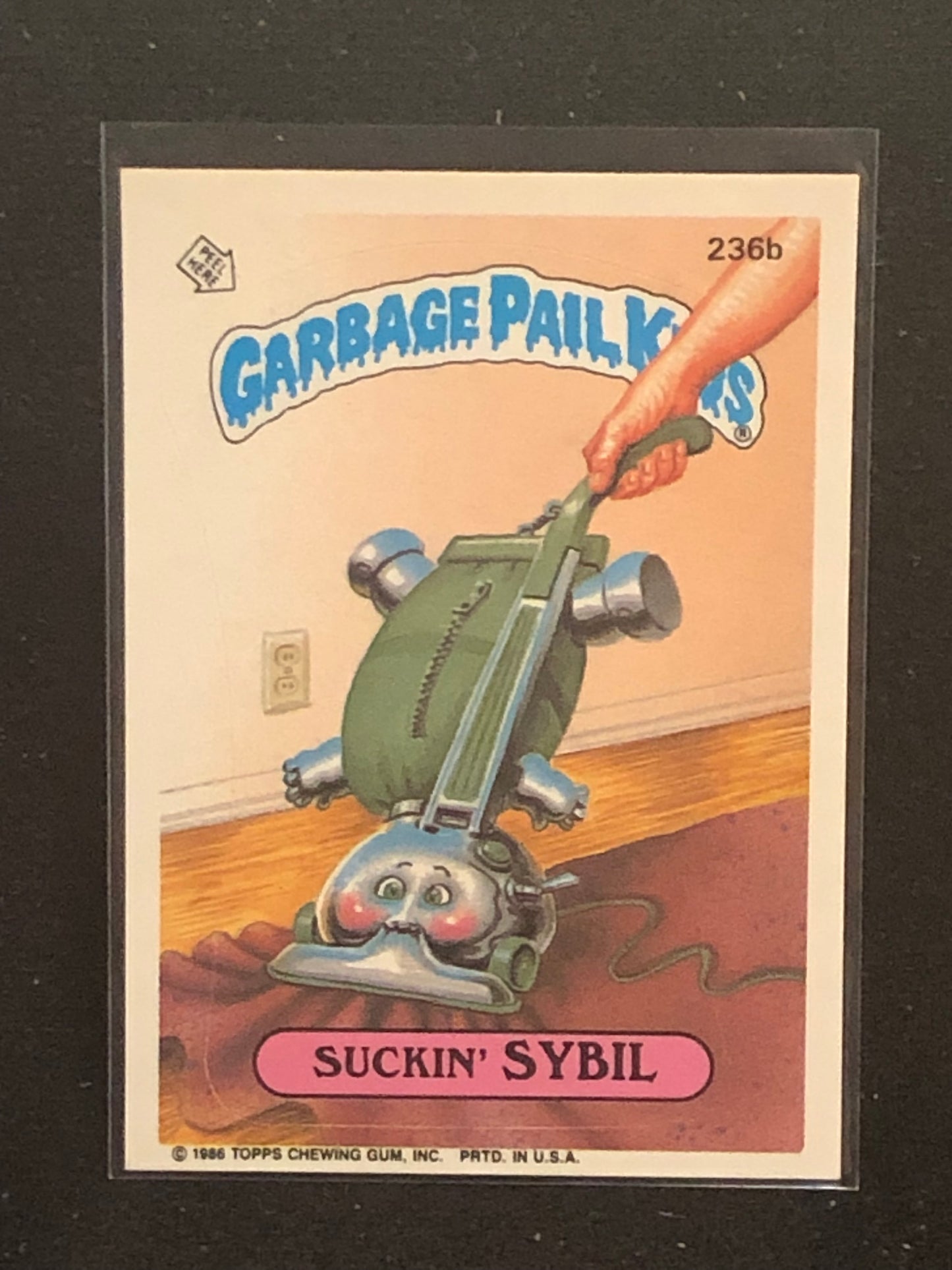 Garbage Pail Kids Original Series 6 (os6) 236b Suckin Sybil