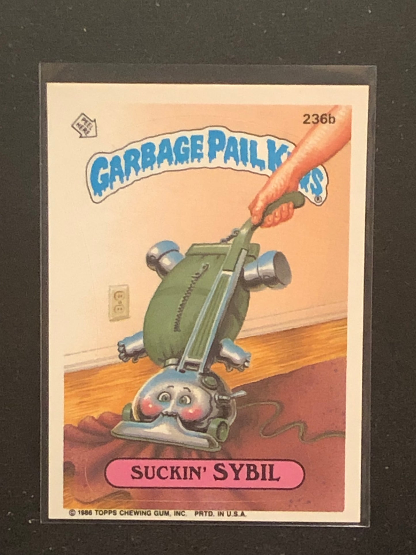 Garbage Pail Kids Original Series 6 (os6) 236b Suckin Sybil