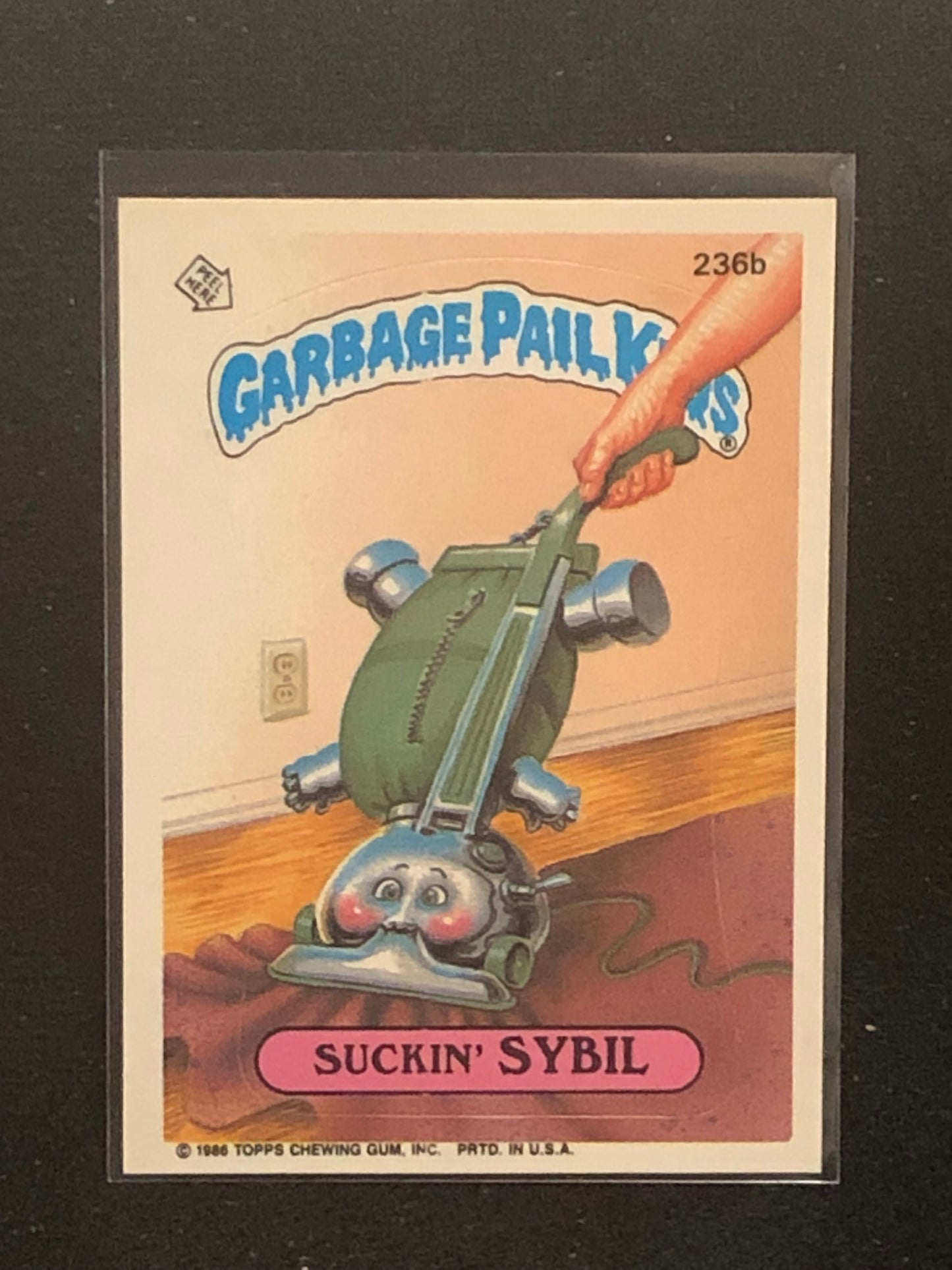 Garbage Pail Kids Original Series 6 (os6) 236b Suckin Sybil