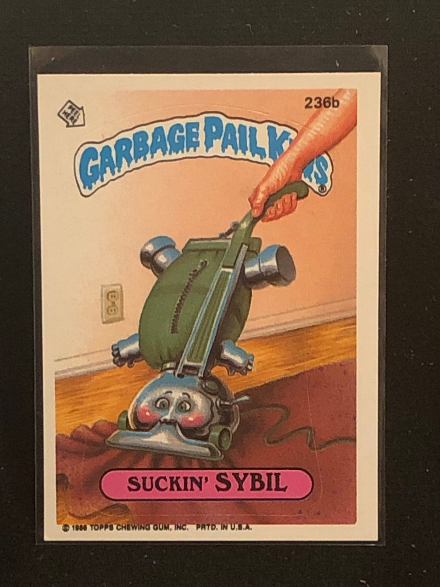 Garbage Pail Kids Original Series 6 (os6) 236b Suckin Sybil