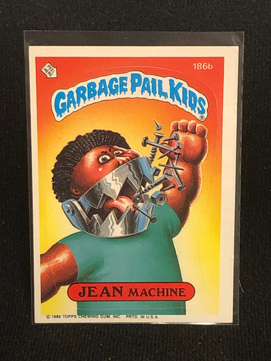 Garbage Pail Kids Original Series 5 (os5) 186b Jean Machine