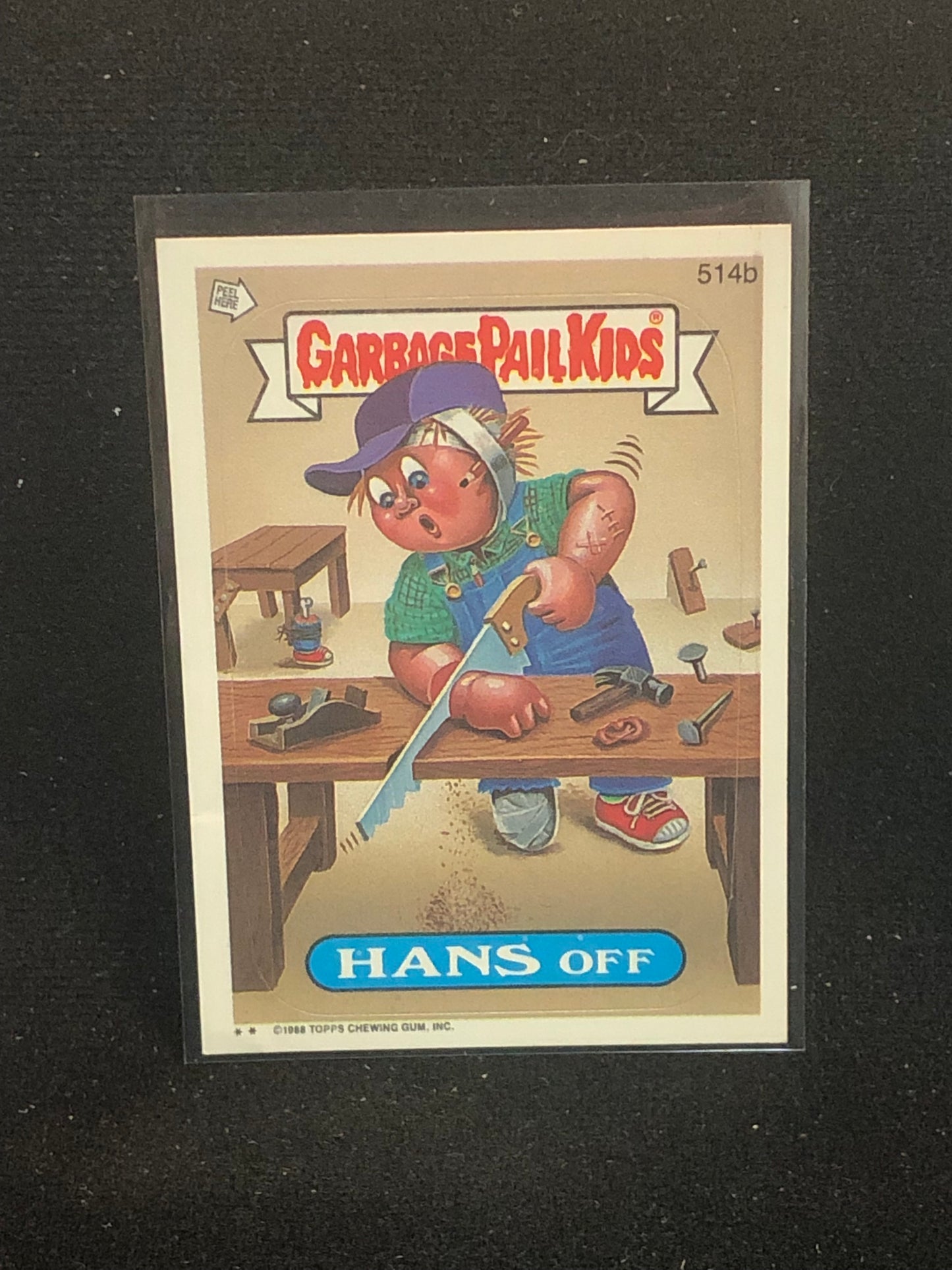 Garbage Pail Kids Original Series 13 (os13) 514b Hans Off