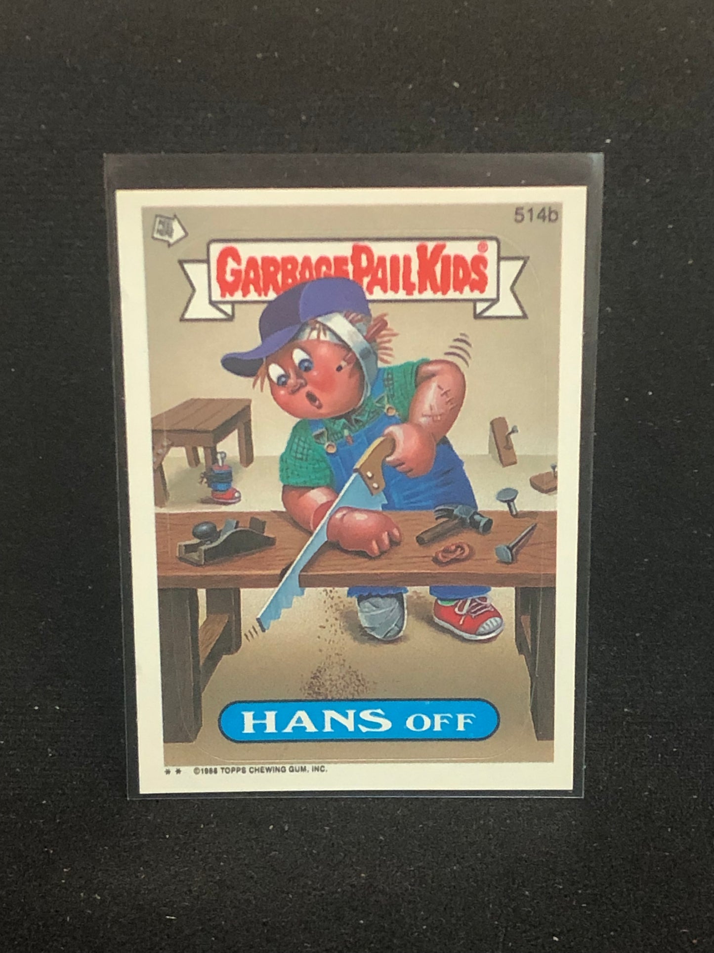 Garbage Pail Kids Original Series 13 (os13) 514b Hans Off