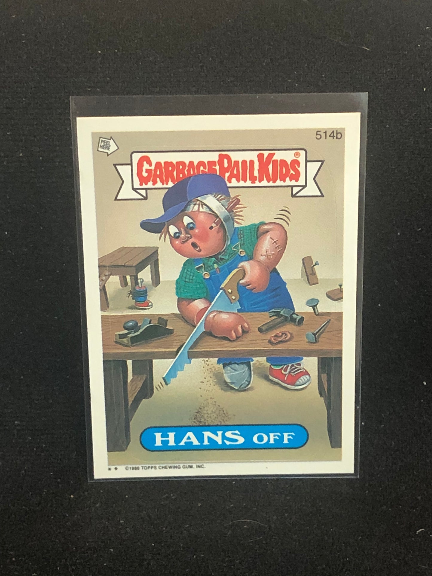 Garbage Pail Kids Original Series 13 (os13) 514b Hans Off