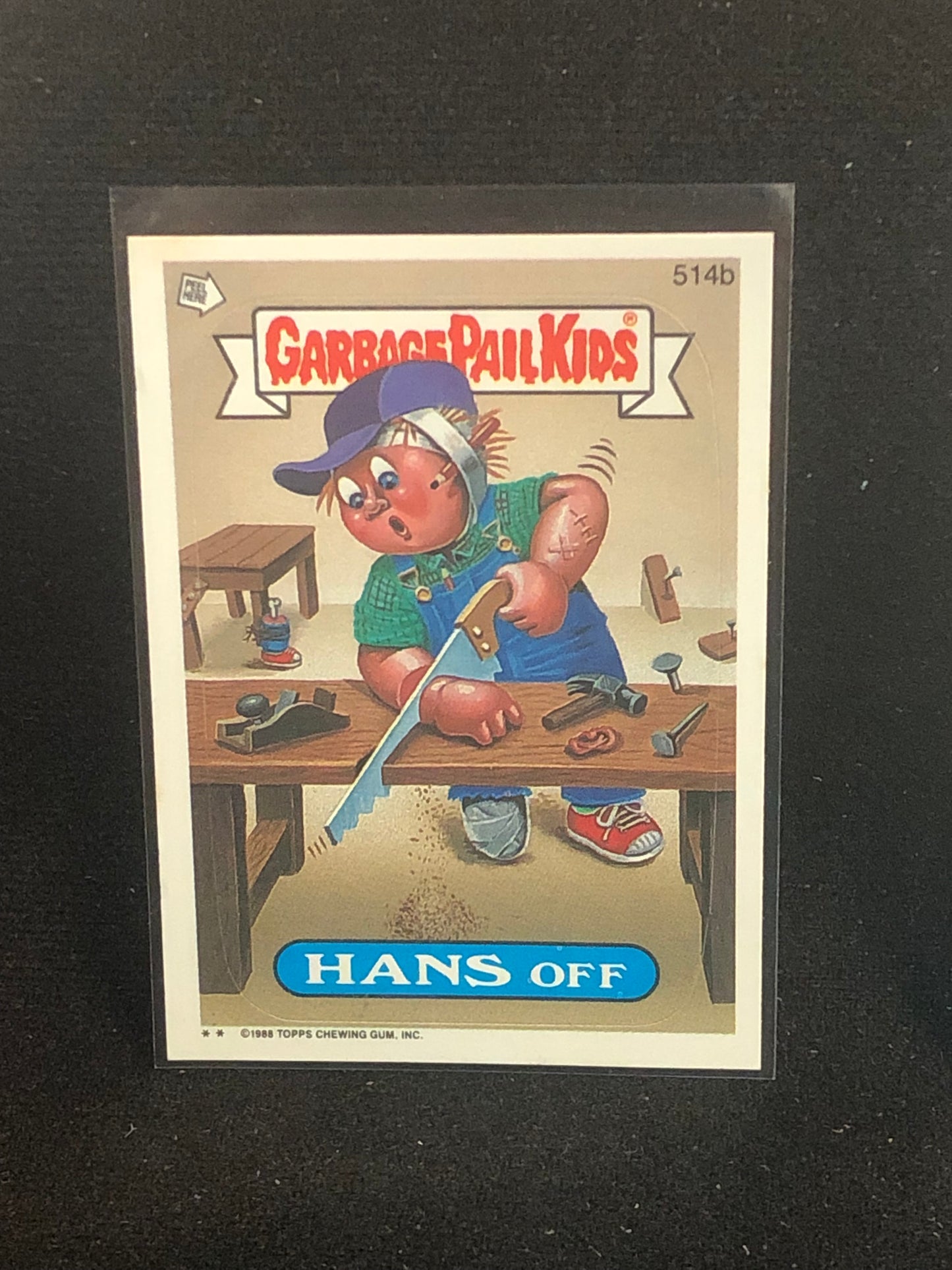 Garbage Pail Kids Original Series 13 (os13) 514b Hans Off