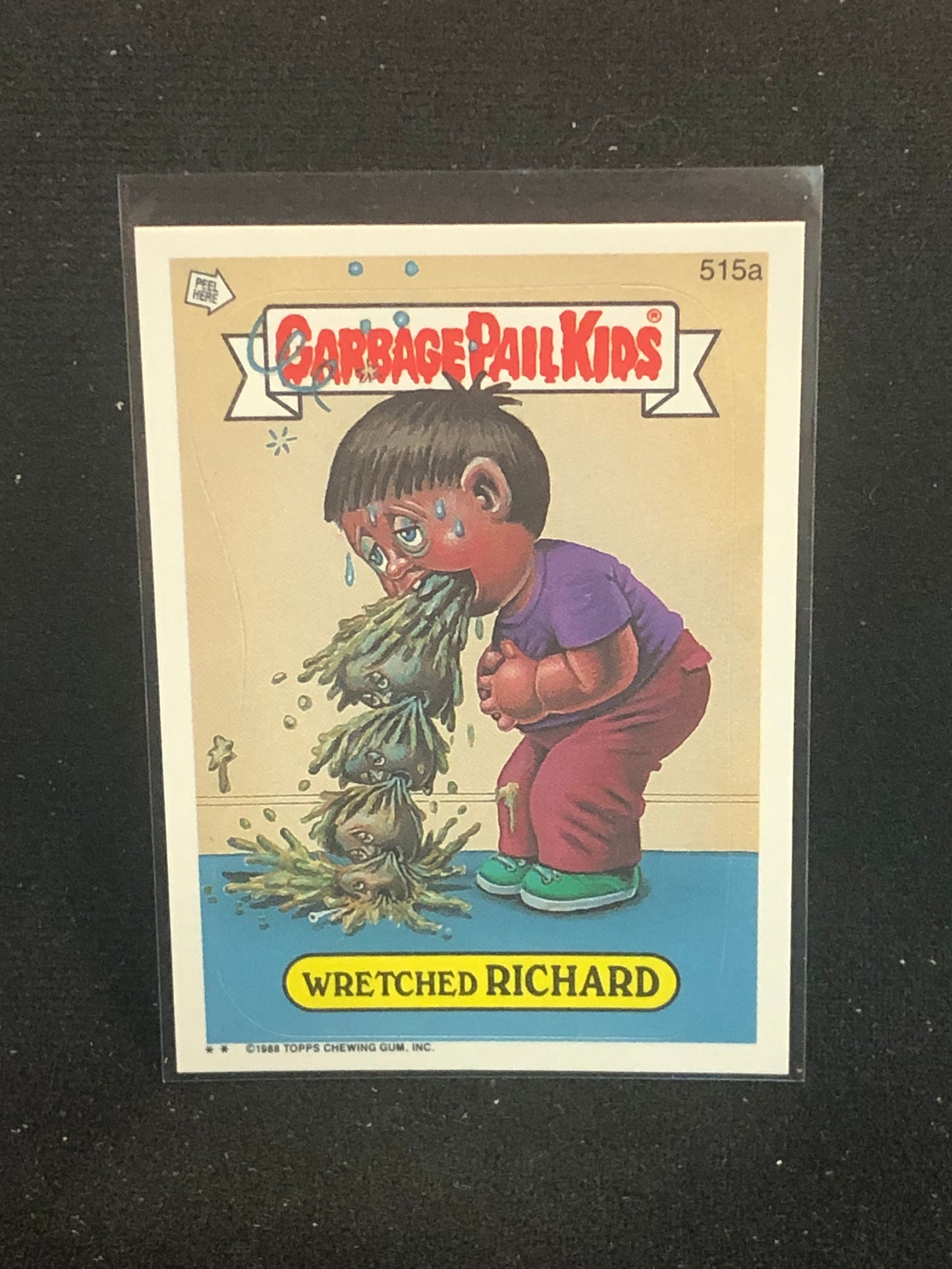 Garbage Pail Kids Original Series 13 (os13) 515a Wretched Richard