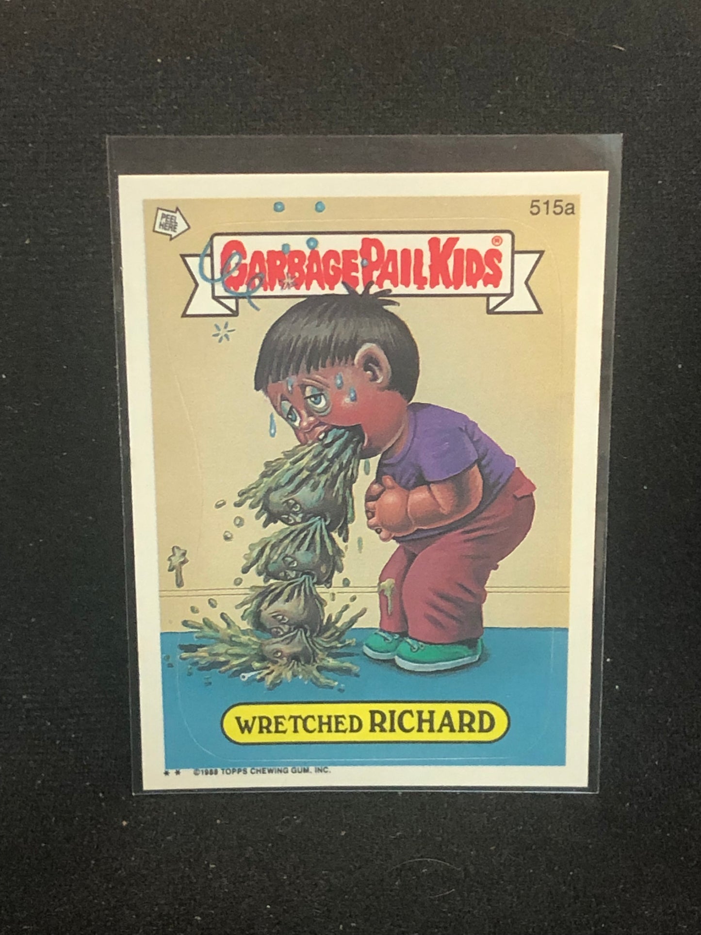 Garbage Pail Kids Original Series 13 (os13) 515a Wretched Richard