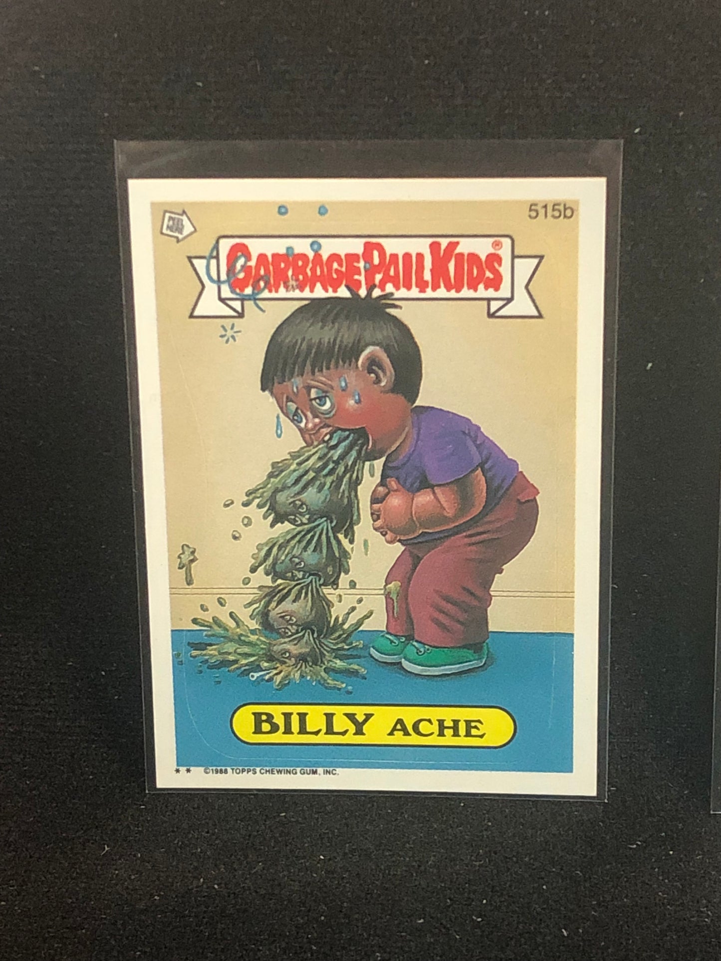 Garbage Pail Kids Original Series 13 (os13) 515b Billy Ache