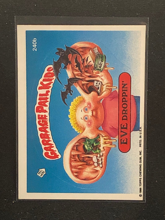 Garbage Pail Kids Original Series 6 (os6) 240b Eve Droppin