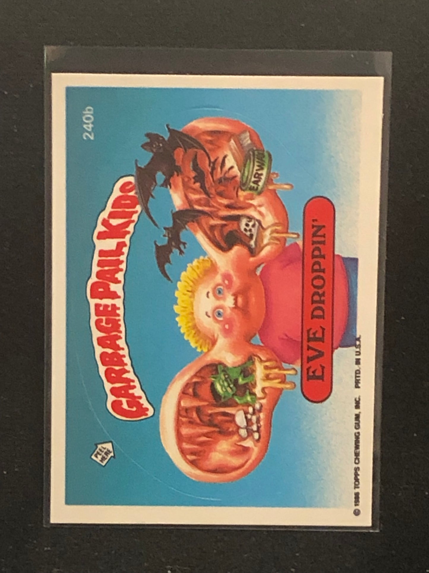 Garbage Pail Kids Original Series 6 (os6) 240b Eve Droppin