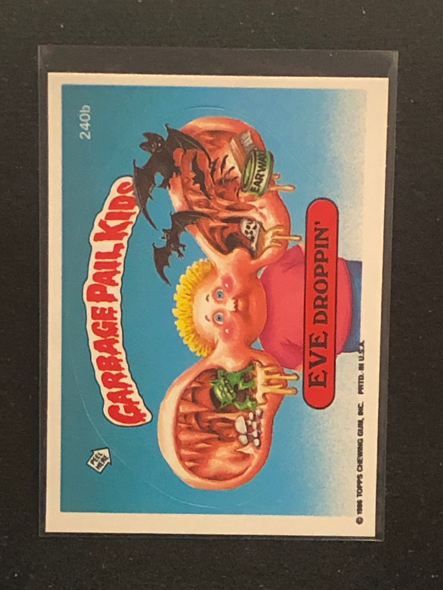 Garbage Pail Kids Original Series 6 (os6) 240b Eve Droppin