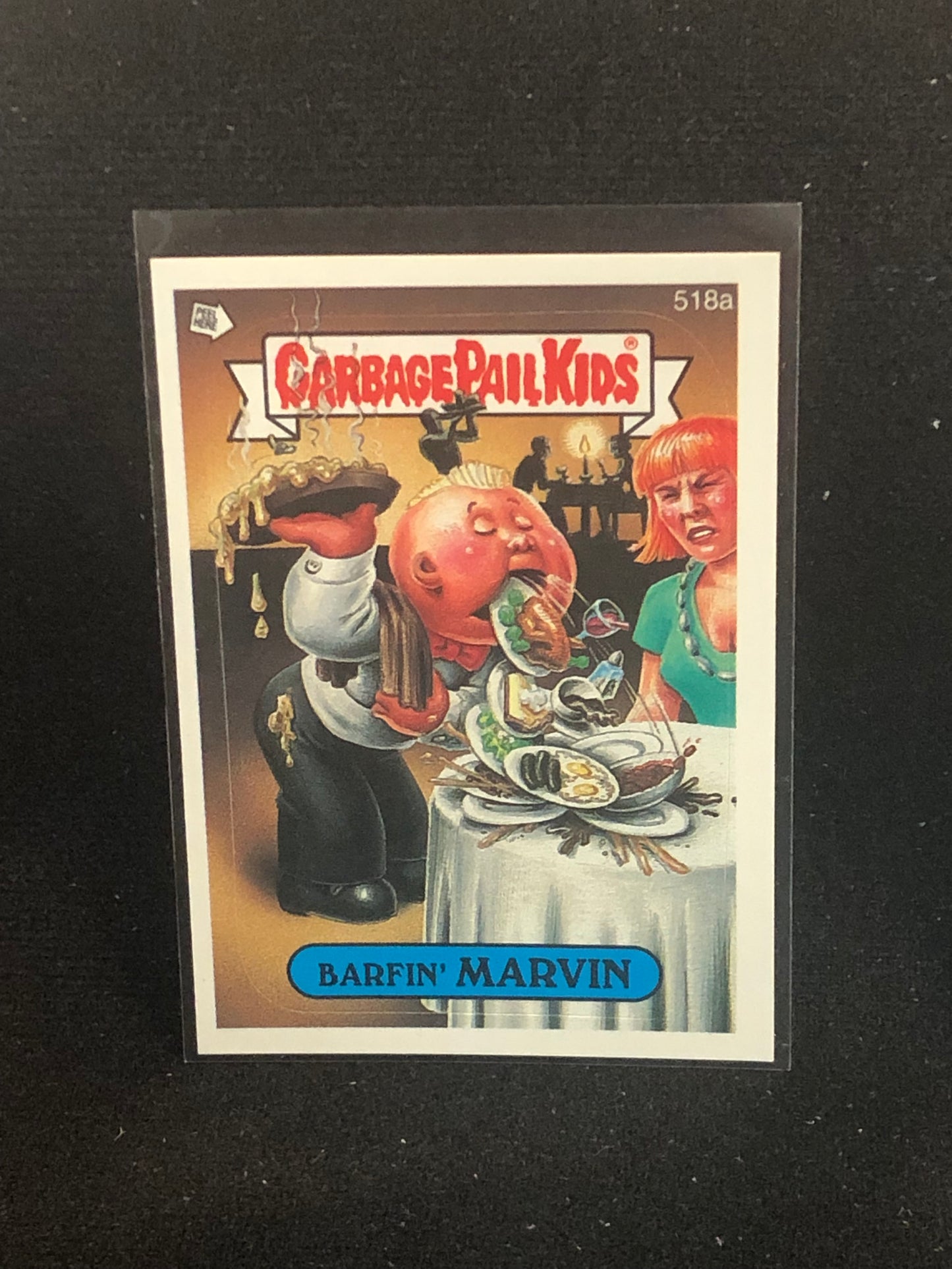 Garbage Pail Kids Original Series 13 (os13) 518a Barfin Marvin