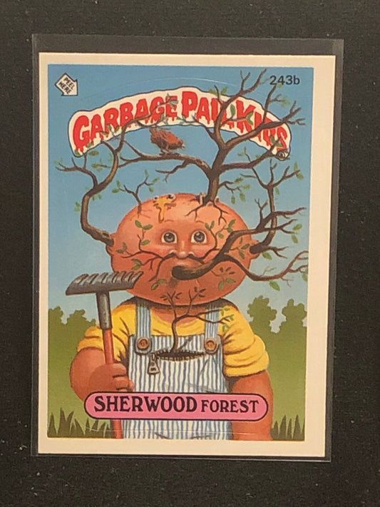 Garbage Pail Kids Original Series 6 (os6) 243b Sherwood Forest