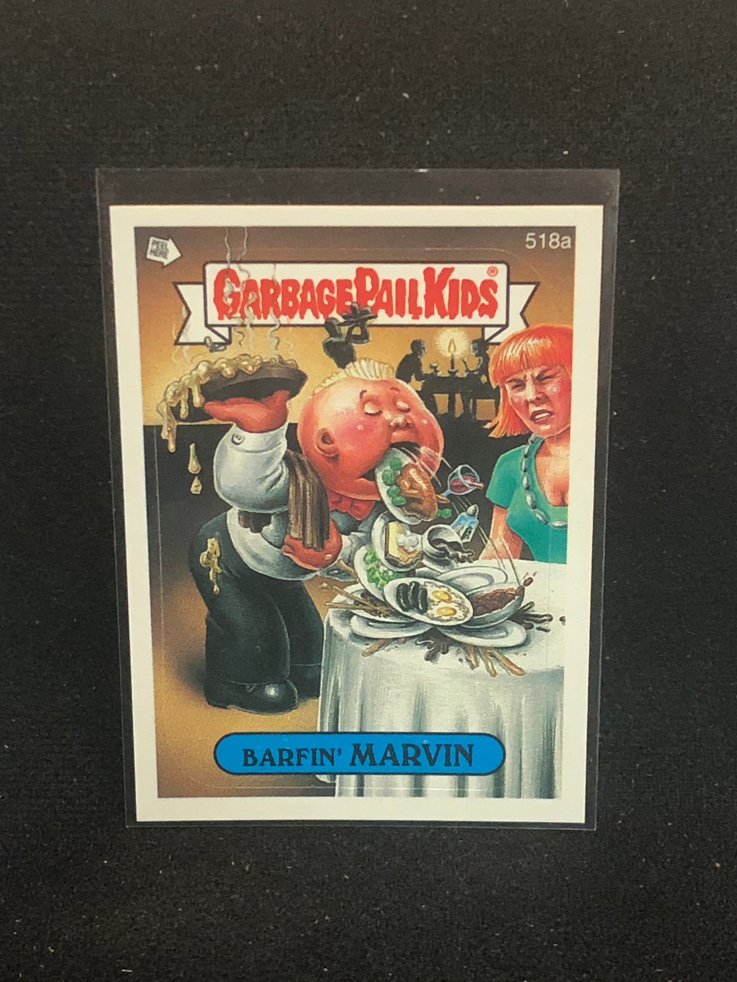 Garbage Pail Kids Original Series 13 (os13) 518a Barfin Marvin