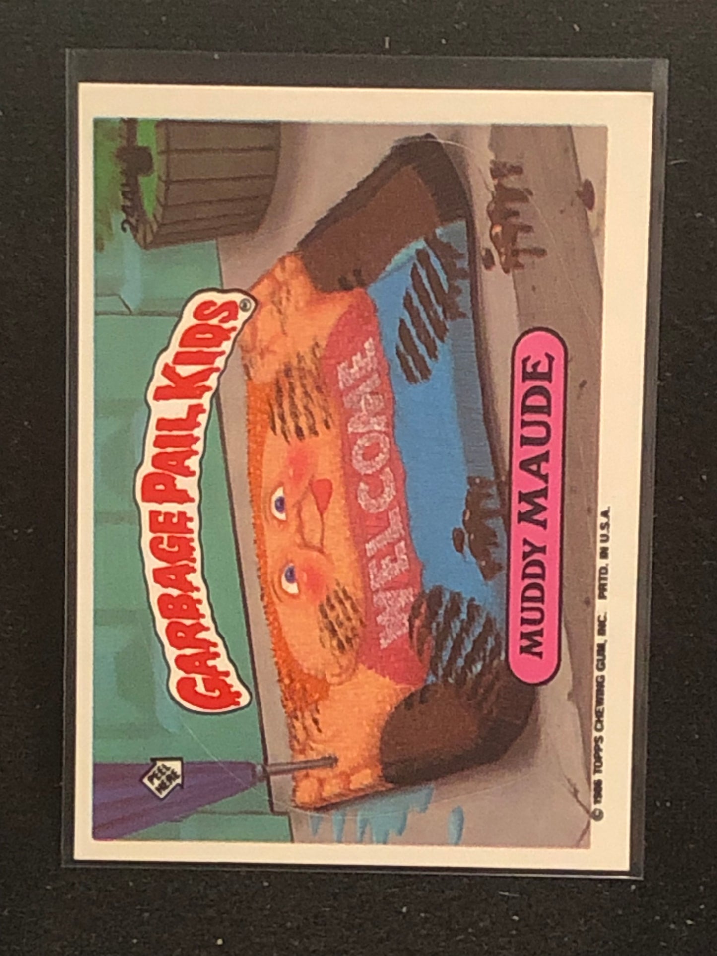 Garbage Pail Kids Original Series 6 (os6) 244b Muddy Maude