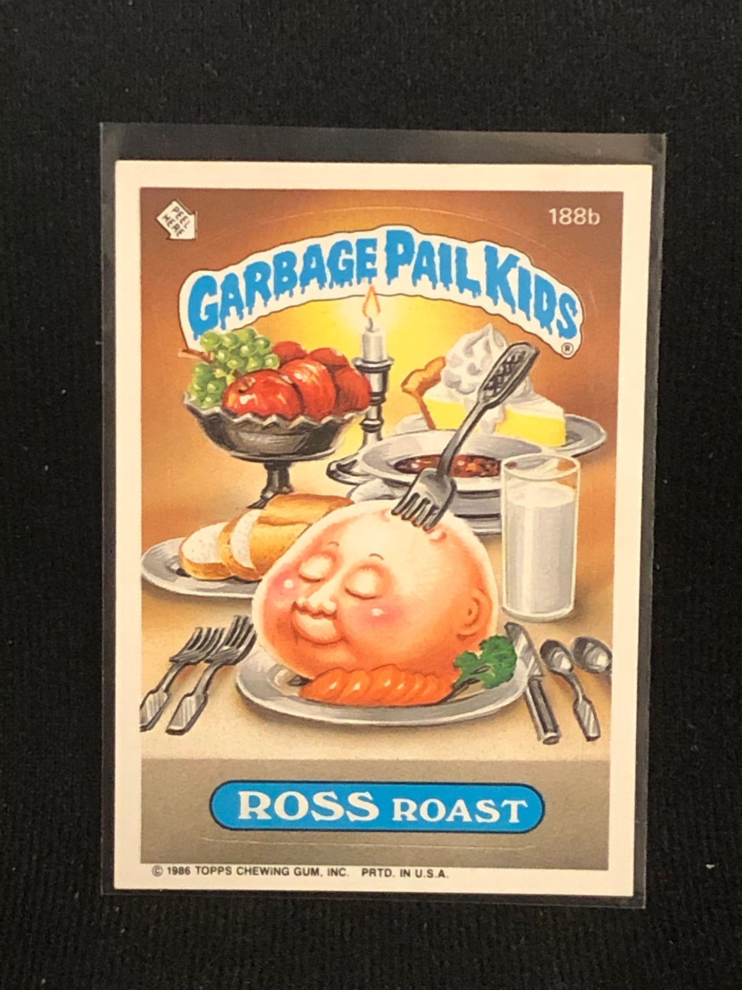 Garbage Pail Kids Original Series 5 (os5) 188b Ross Roast