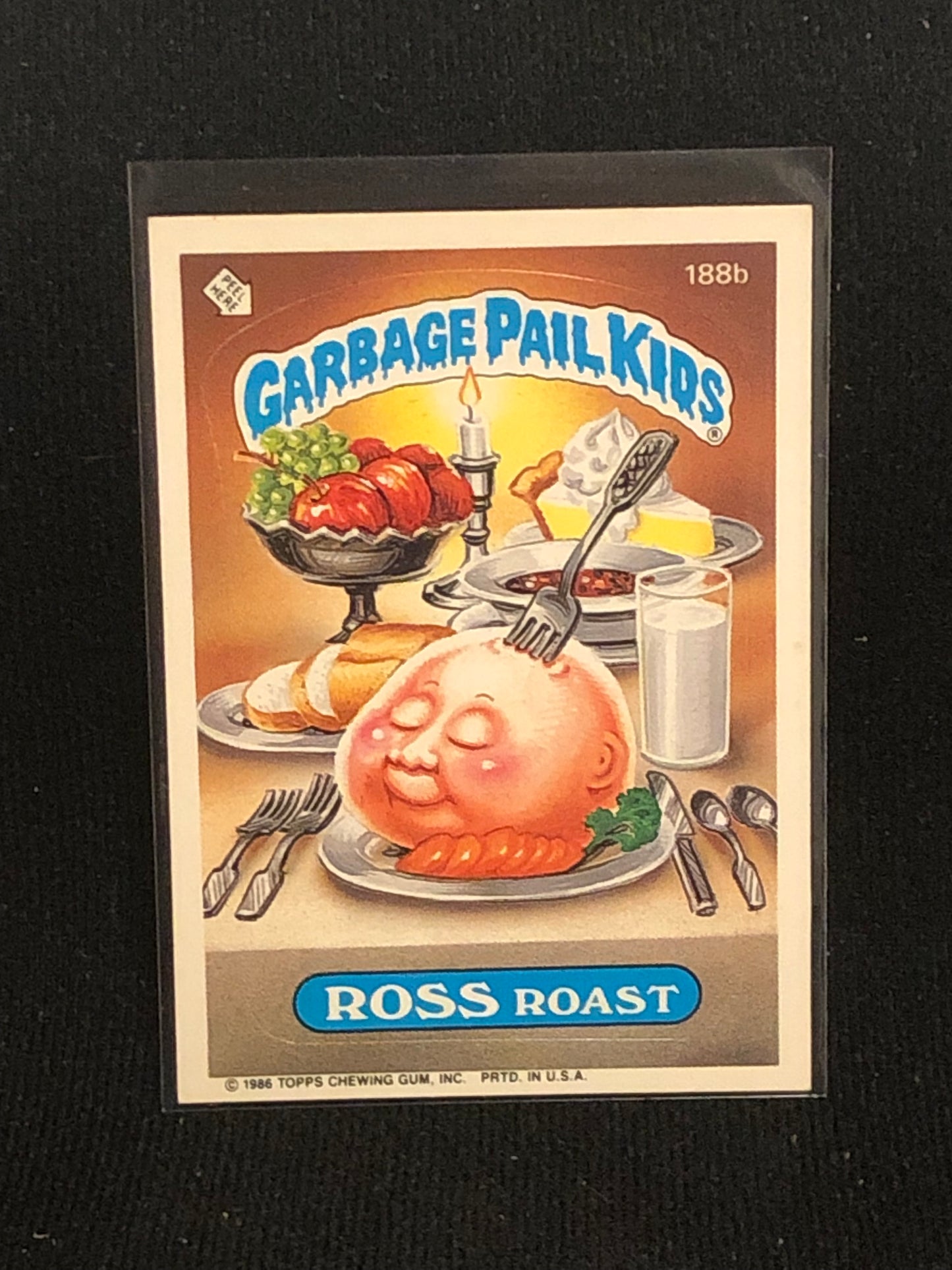 Garbage Pail Kids Original Series 5 (os5) 188b Ross Roast