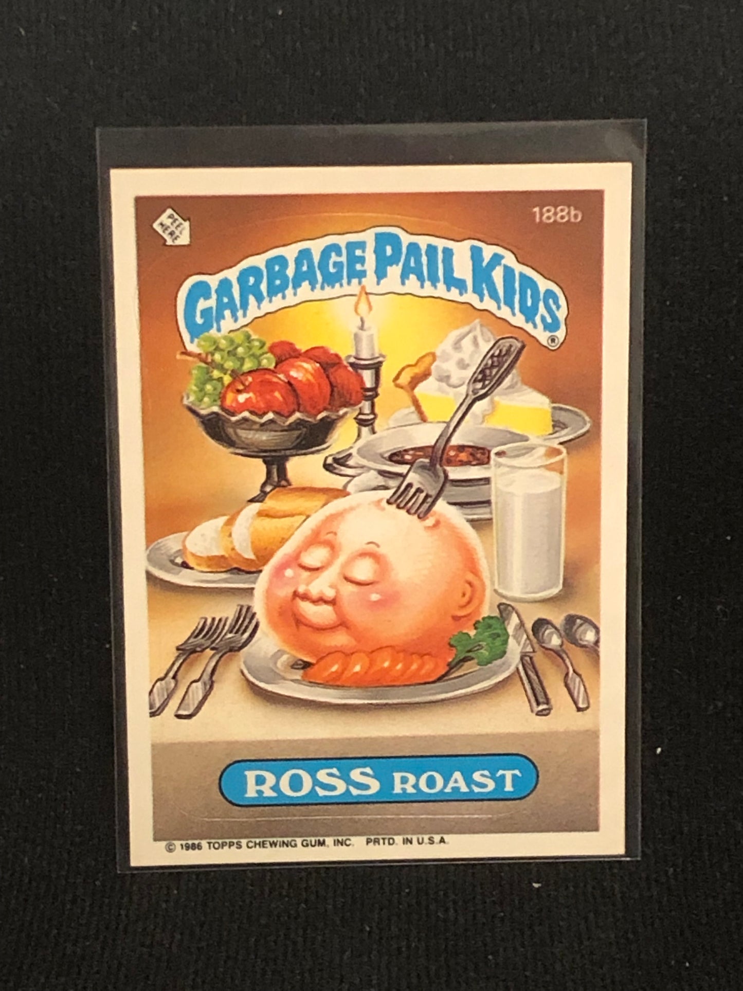 Garbage Pail Kids Original Series 5 (os5) 188b Ross Roast