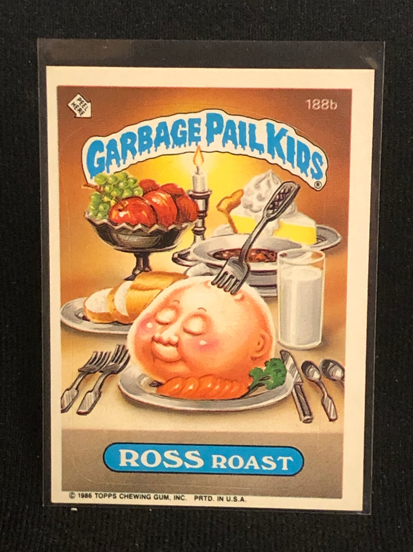 Garbage Pail Kids Original Series 5 (os5) 188b Ross Roast