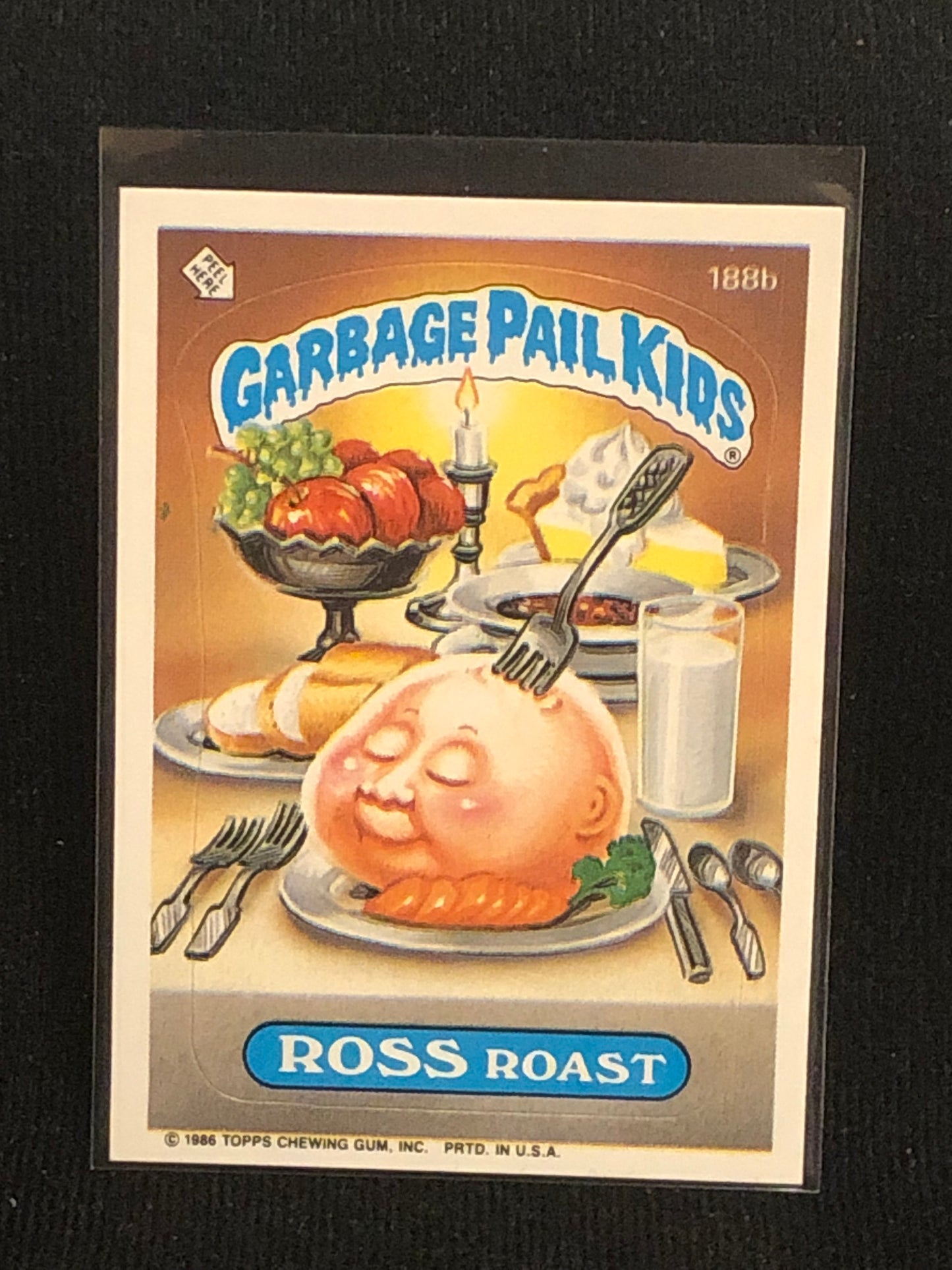 Garbage Pail Kids Original Series 5 (os5) 188b Ross Roast