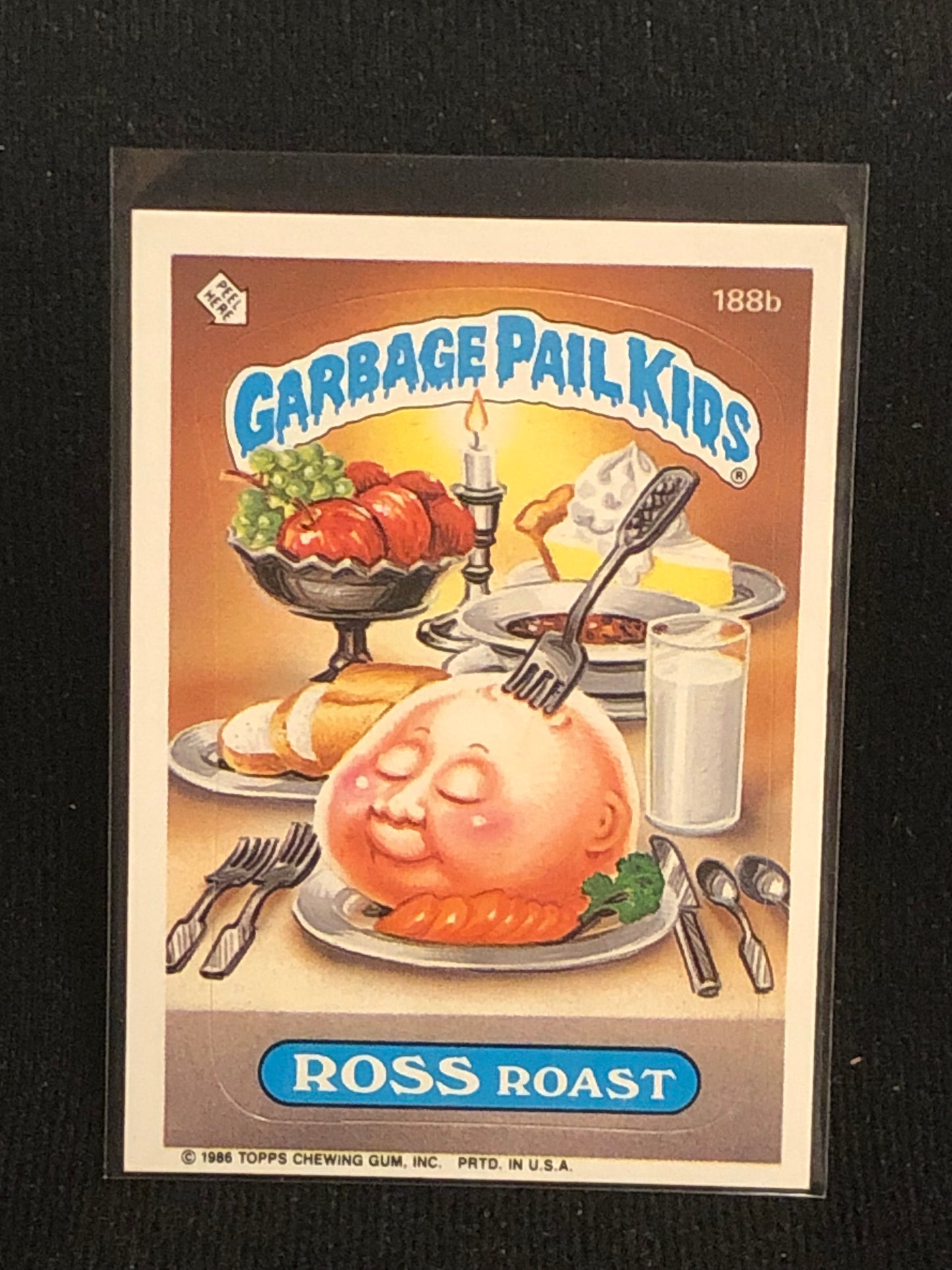 Garbage Pail Kids Original Series 5 (os5) 188b Ross Roast