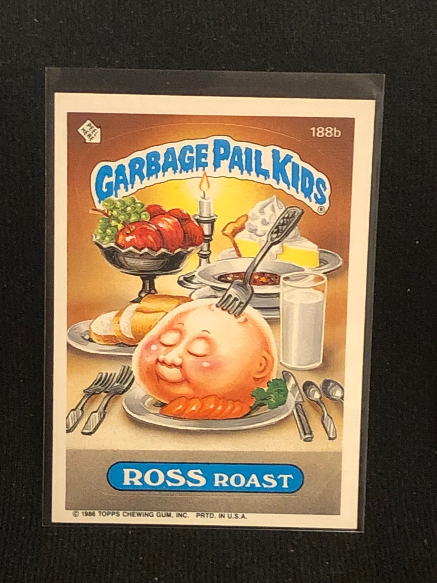 Garbage Pail Kids Original Series 5 (os5) 188b Ross Roast