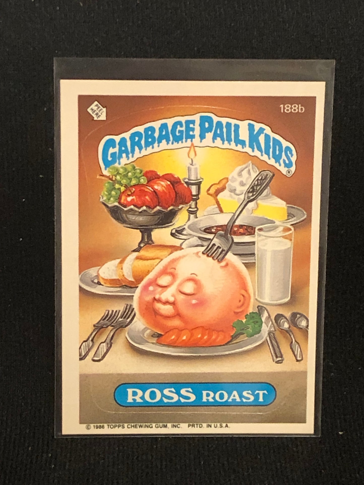 Garbage Pail Kids Original Series 5 (os5) 188b Ross Roast