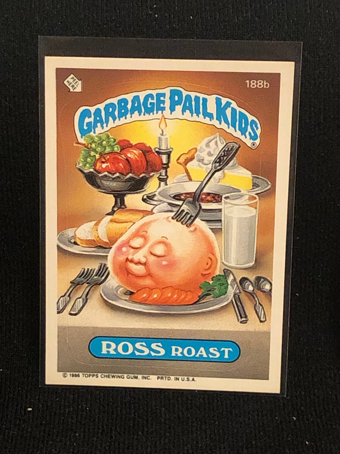 Garbage Pail Kids Original Series 5 (os5) 188b Ross Roast