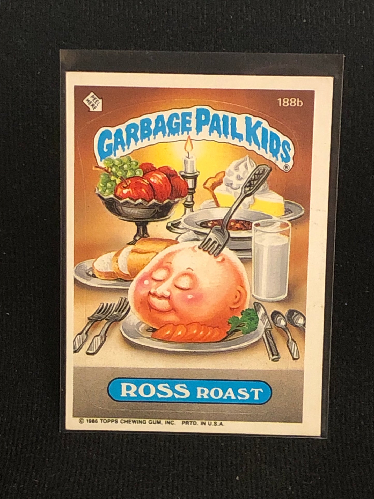 Garbage Pail Kids Original Series 5 (os5) 188b Ross Roast