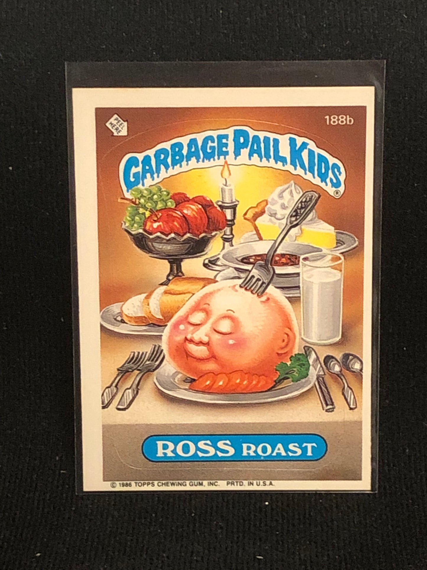 Garbage Pail Kids Original Series 5 (os5) 188b Ross Roast