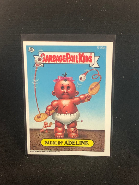 Garbage Pail Kids Original Series 13 (os13) 519a Paddlin Adeline