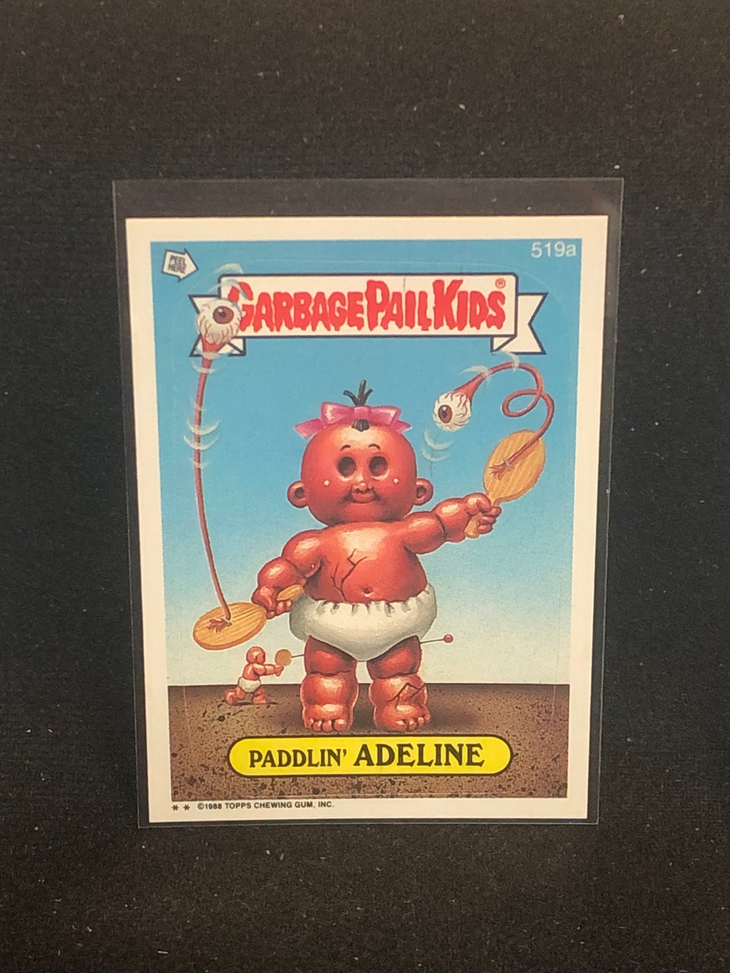 Garbage Pail Kids Original Series 13 (os13) 519a Paddlin Adeline