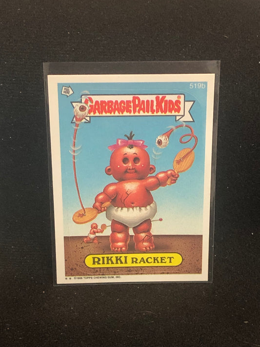 Garbage Pail Kids Original Series 13 (os13) 519b Rikki Racket
