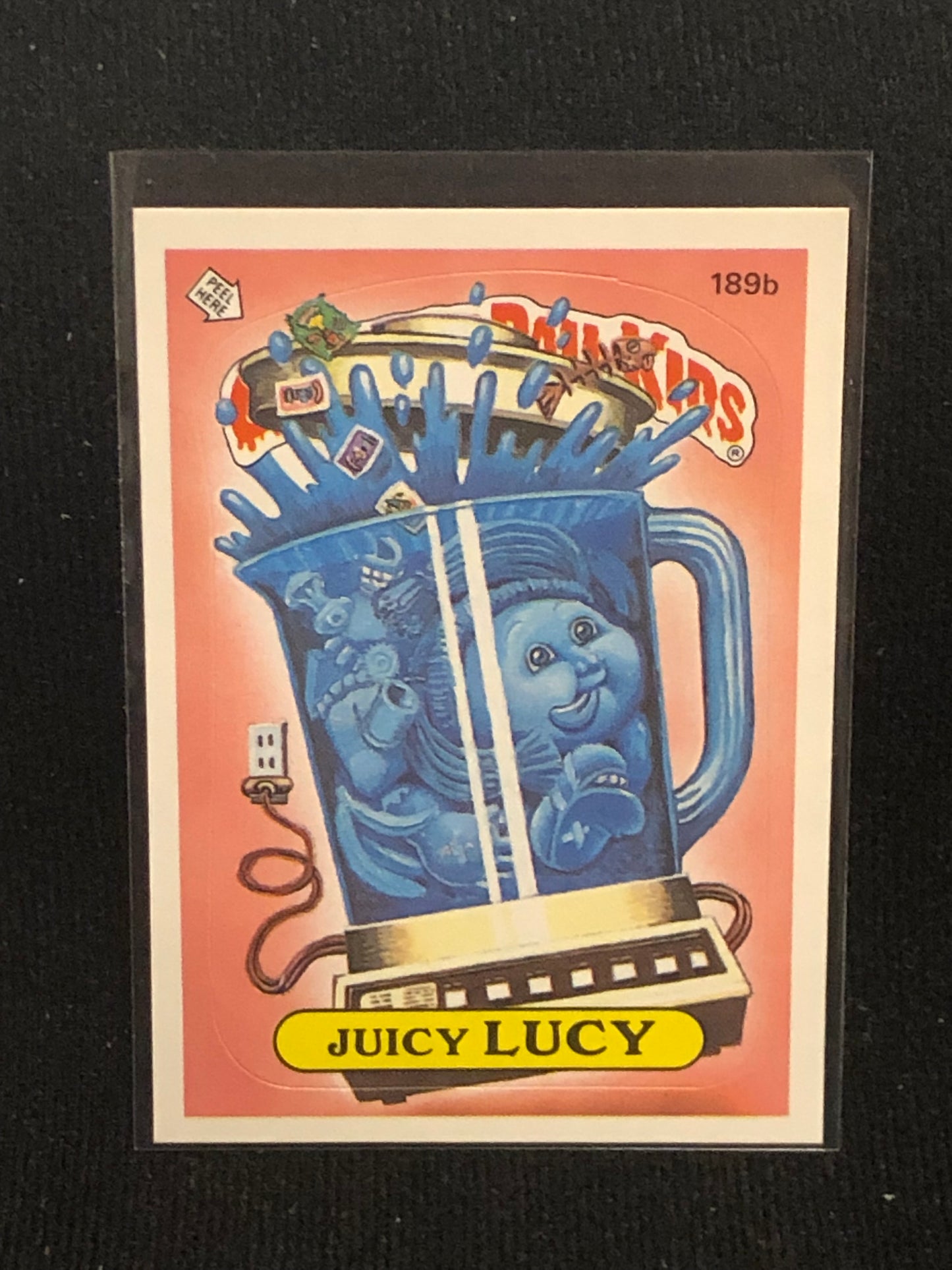 Garbage Pail Kids Original Series 5 (os5) 189b Juicy Lucy