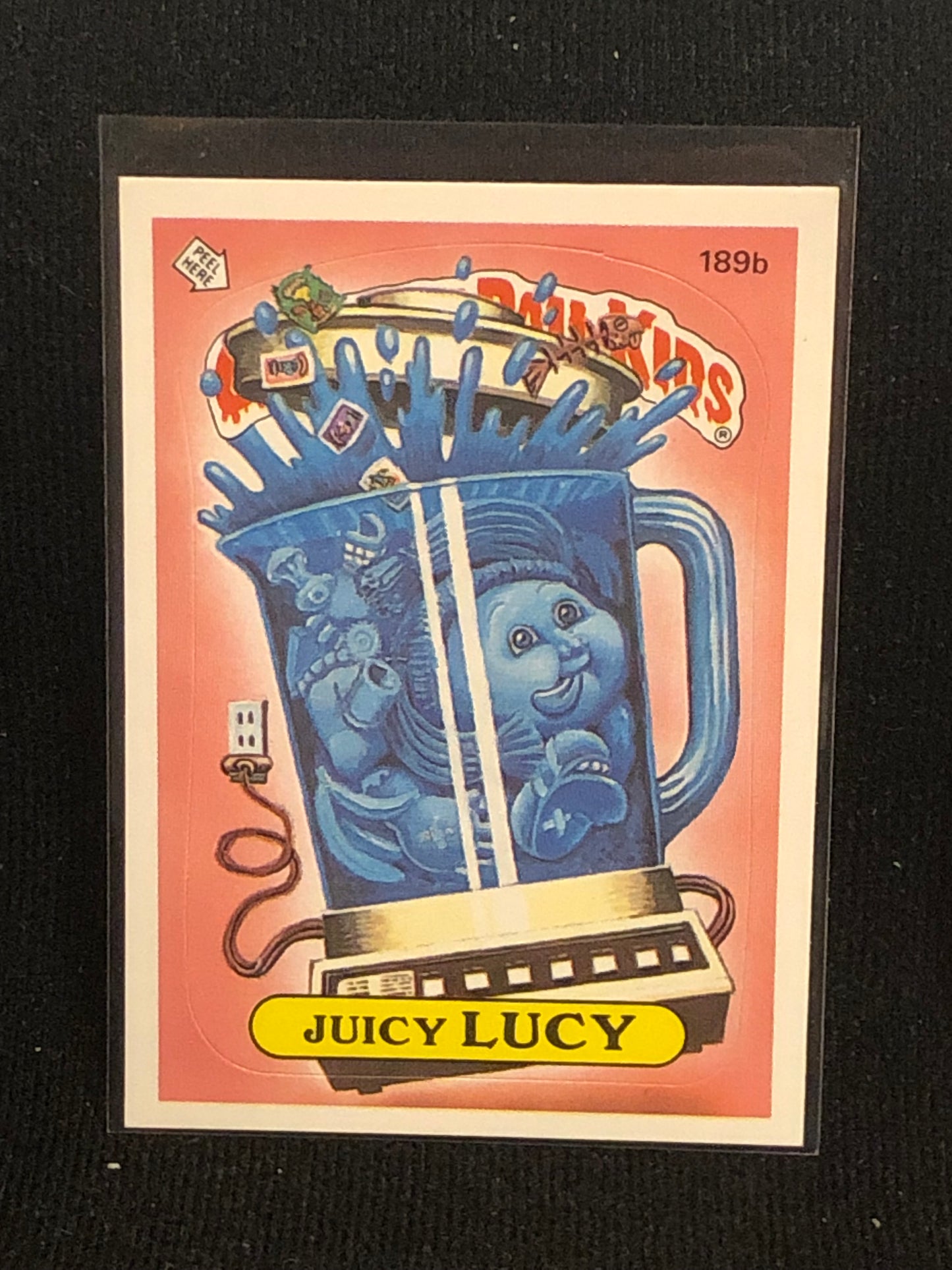 Garbage Pail Kids Original Series 5 (os5) 189b Juicy Lucy