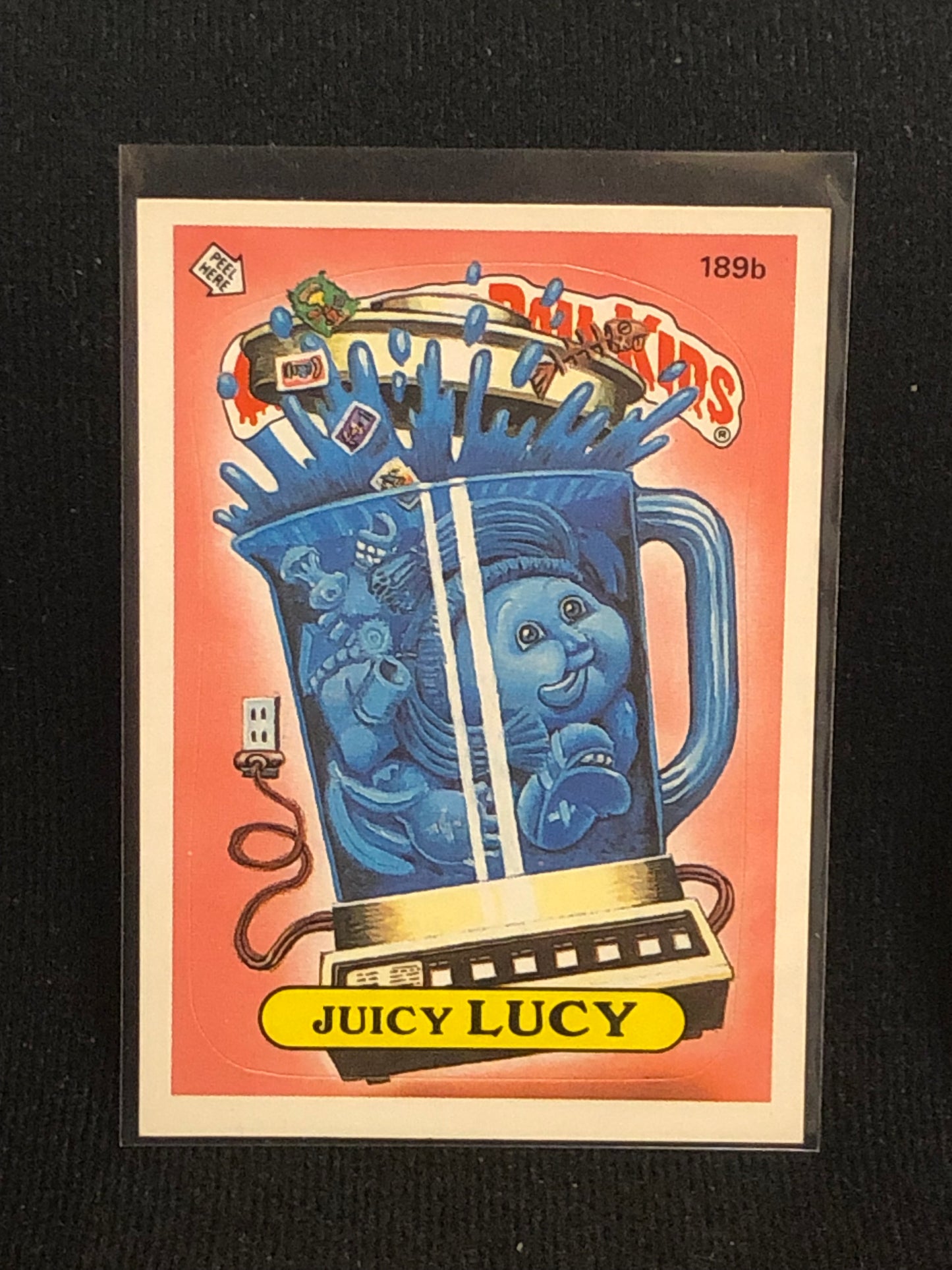 Garbage Pail Kids Original Series 5 (os5) 189b Juicy Lucy