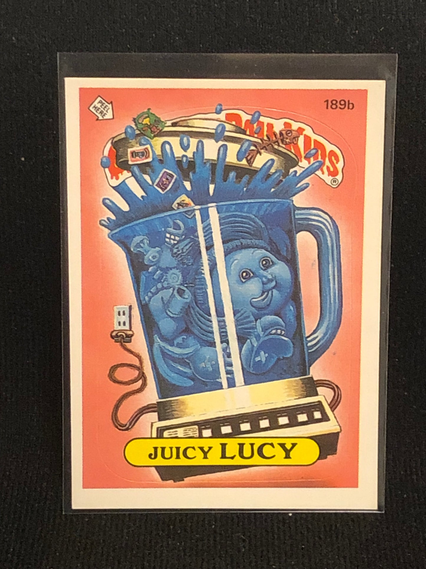 Garbage Pail Kids Original Series 5 (os5) 189b Juicy Lucy