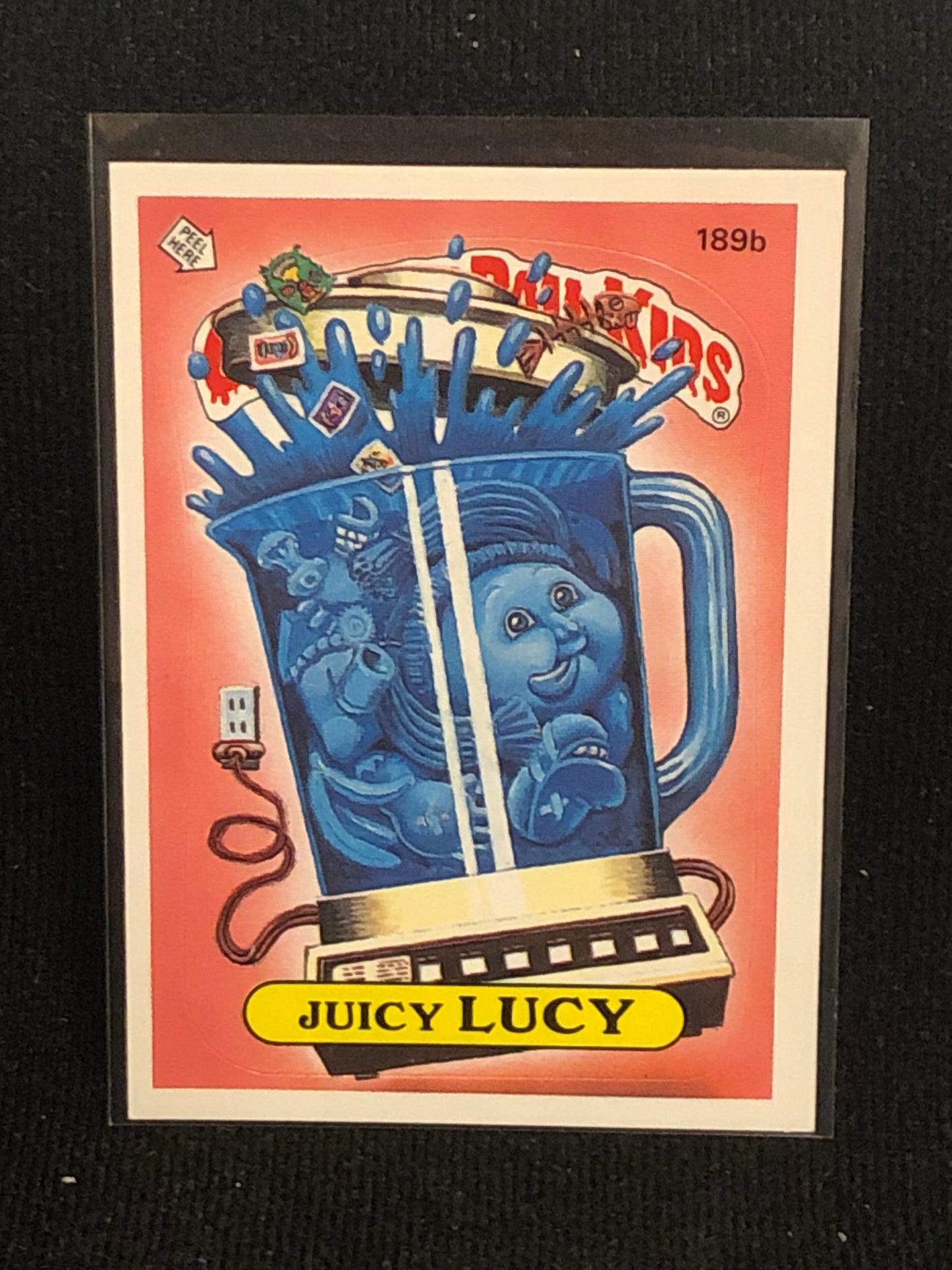 Garbage Pail Kids Original Series 5 (os5) 189b Juicy Lucy