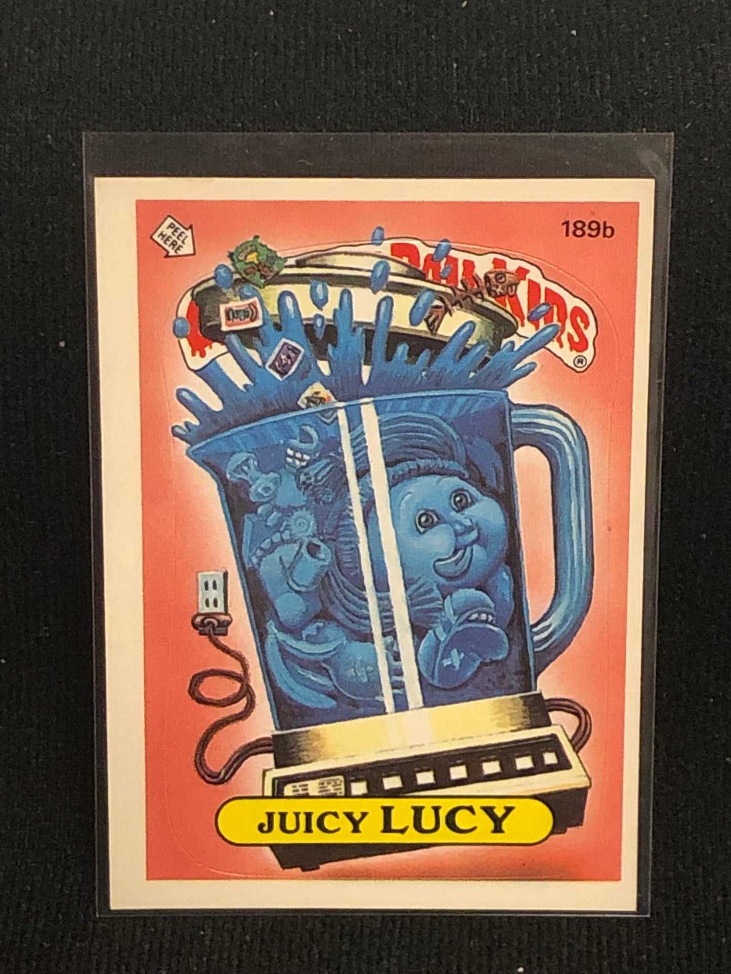 Garbage Pail Kids Original Series 5 (os5) 189b Juicy Lucy