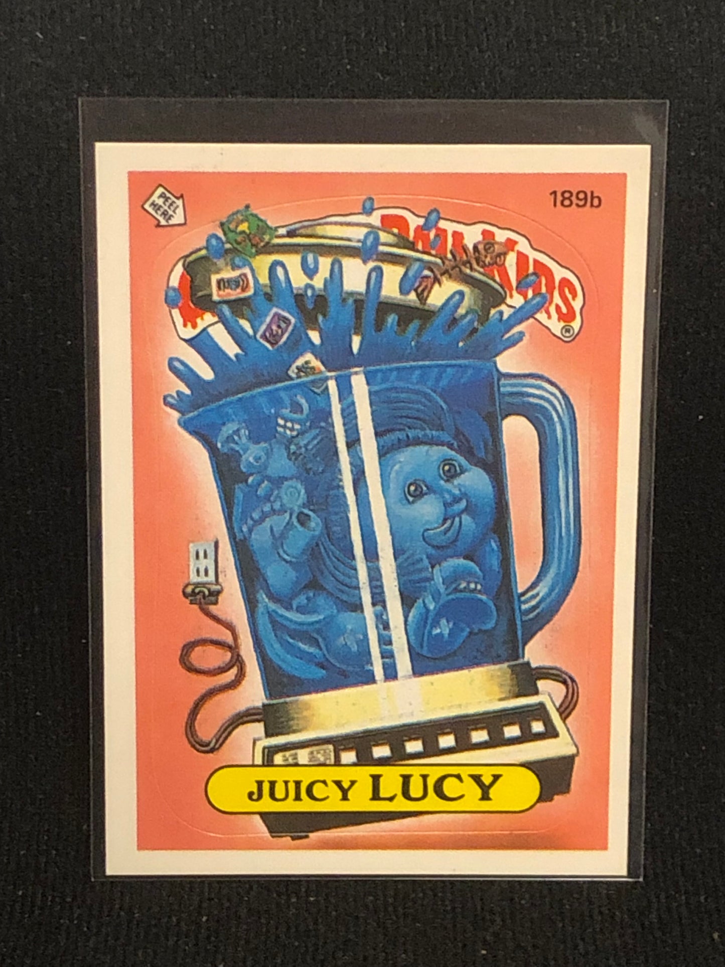 Garbage Pail Kids Original Series 5 (os5) 189b Juicy Lucy