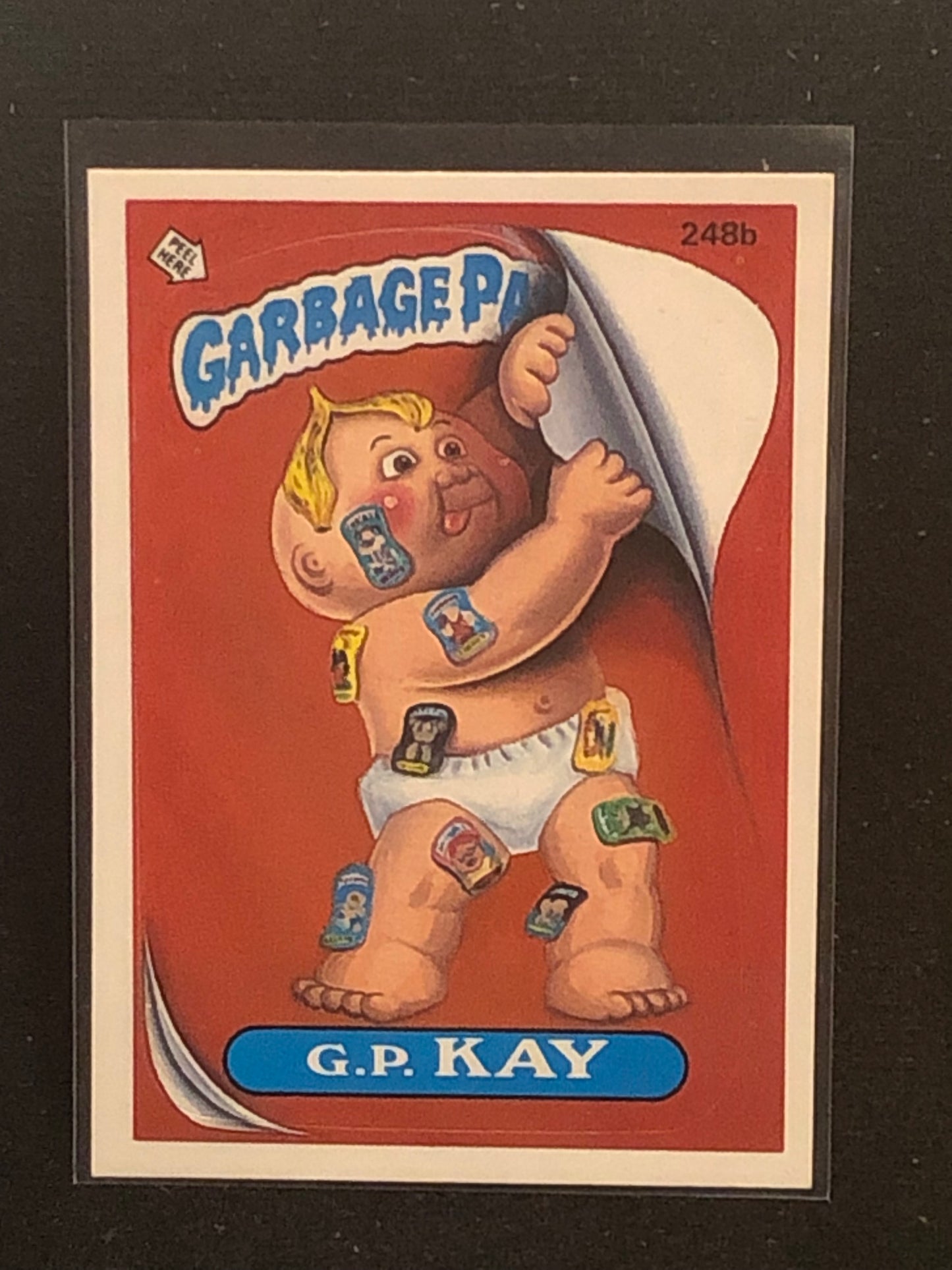 Garbage Pail Kids Original Series 6 (os6) 248b G. P. Kay