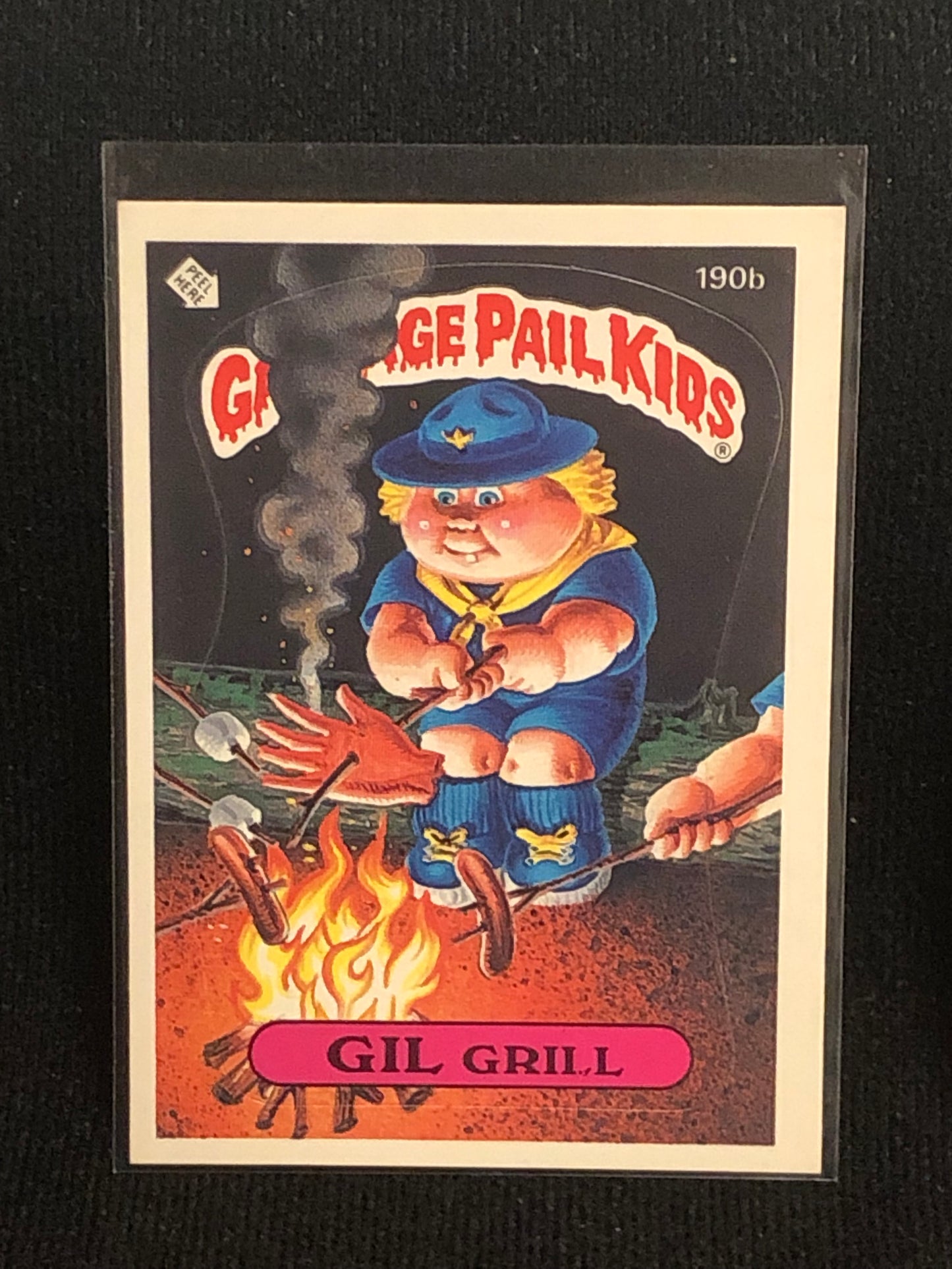 Garbage Pail Kids Original Series 5 (os5) 190b Gil Grill