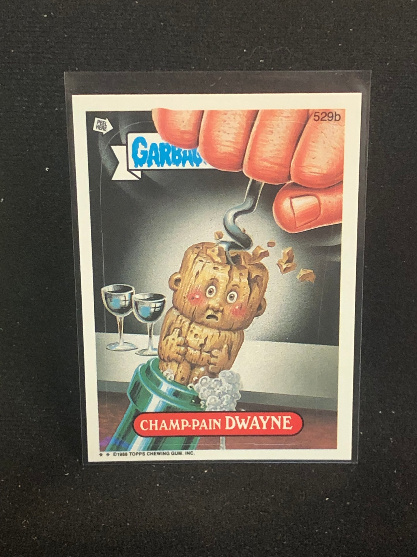 Garbage Pail Kids Original Series 13 (os13) 529b Champ Pain Dwayne