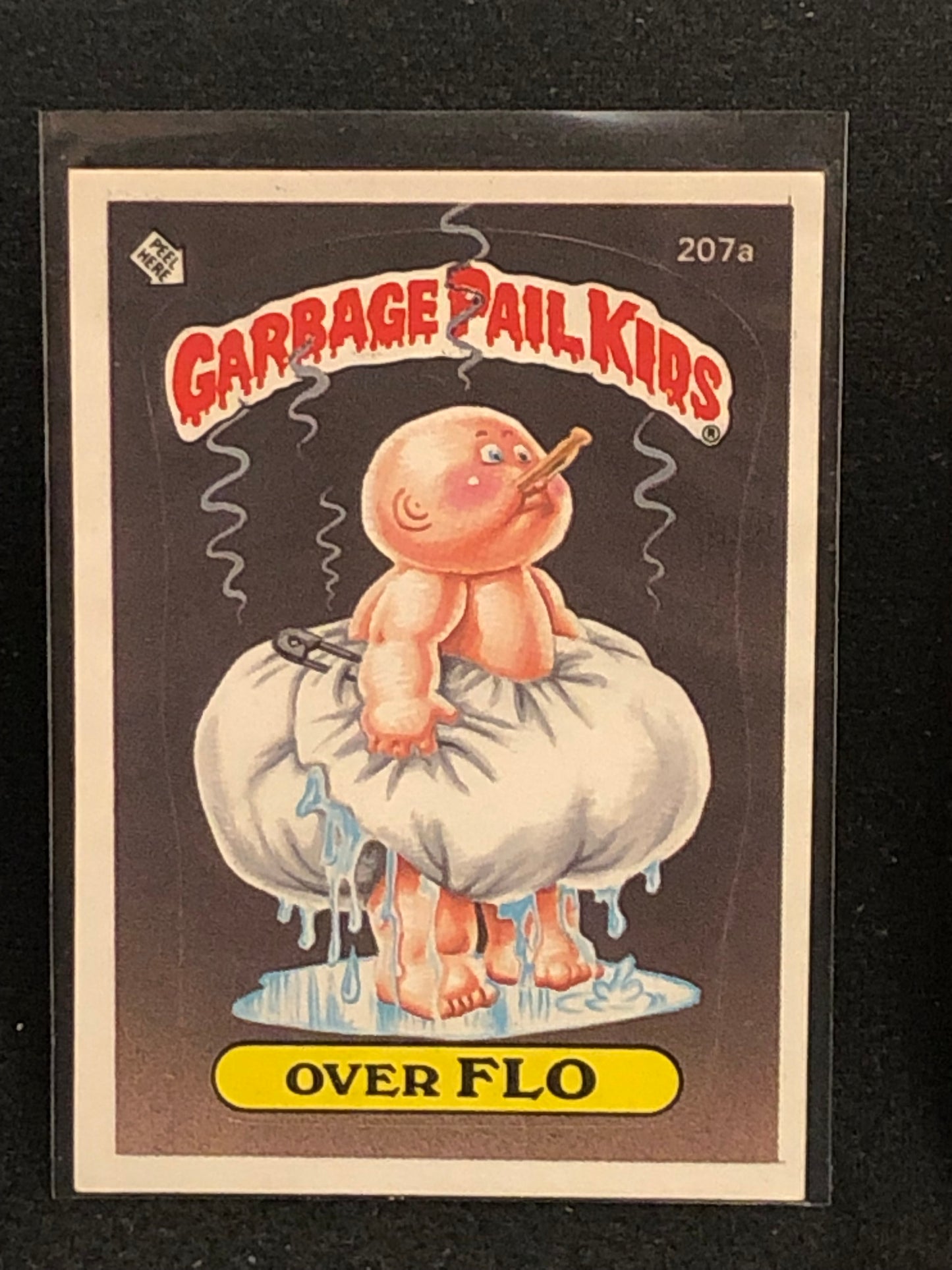 Garbage Pail Kids Original Series 6 (os6) 207a Over Flo