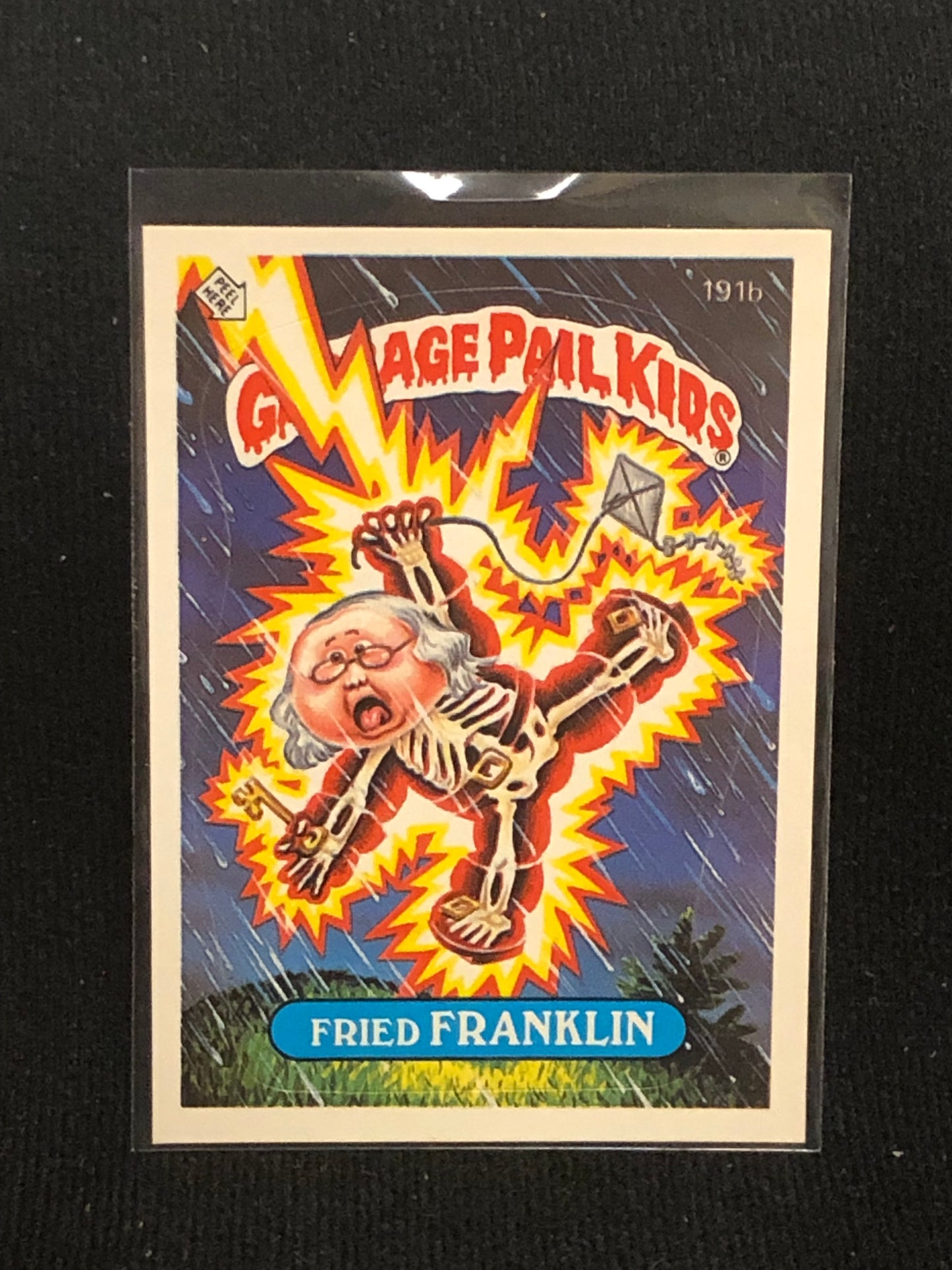 Garbage Pail Kids Original Series 5 (os5) 191b Fried Franklin